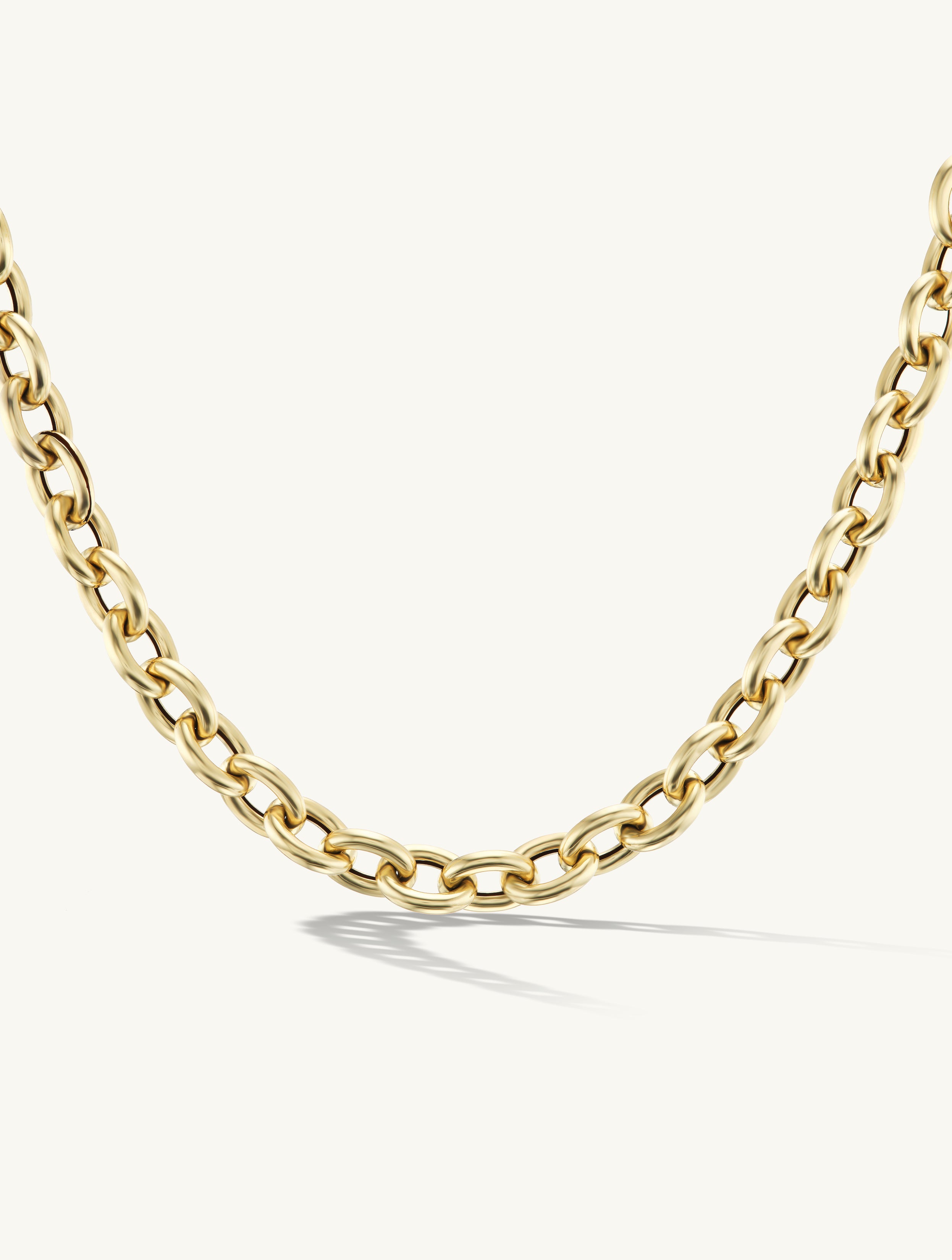 Chunky Oval Chain Necklace - In Stock