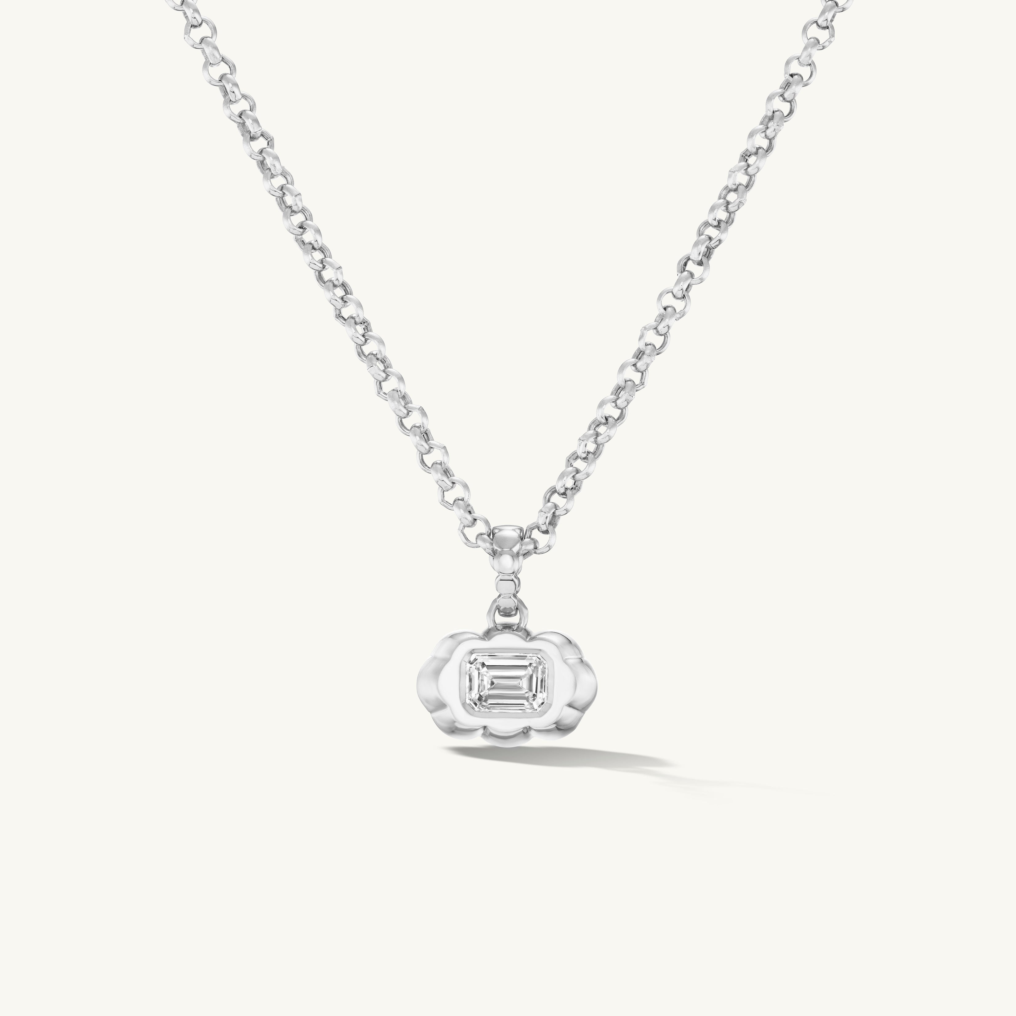 Cloud Diamond Pendant