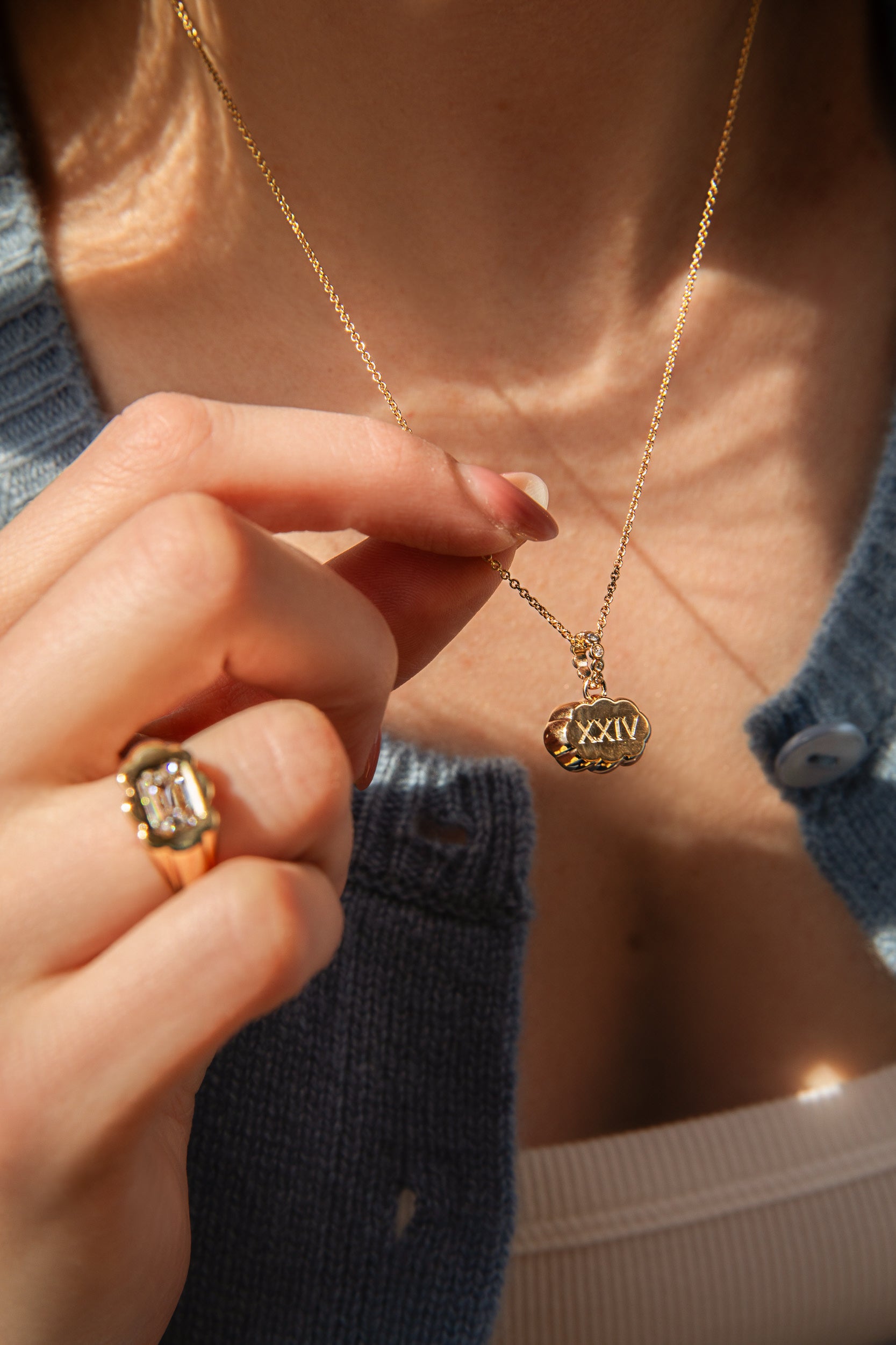 Cloud Pendant Necklace