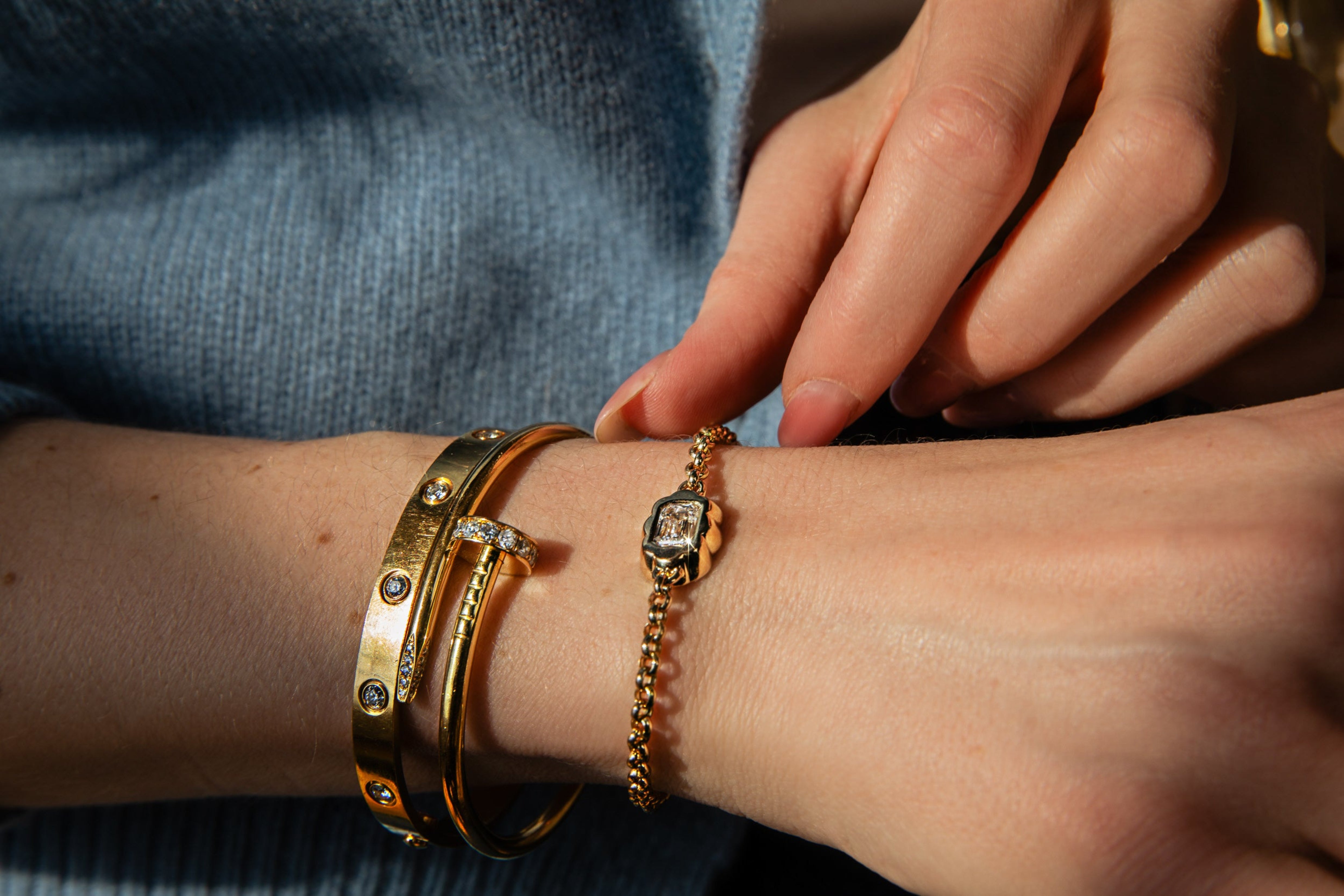 Cloud Diamond Bracelet