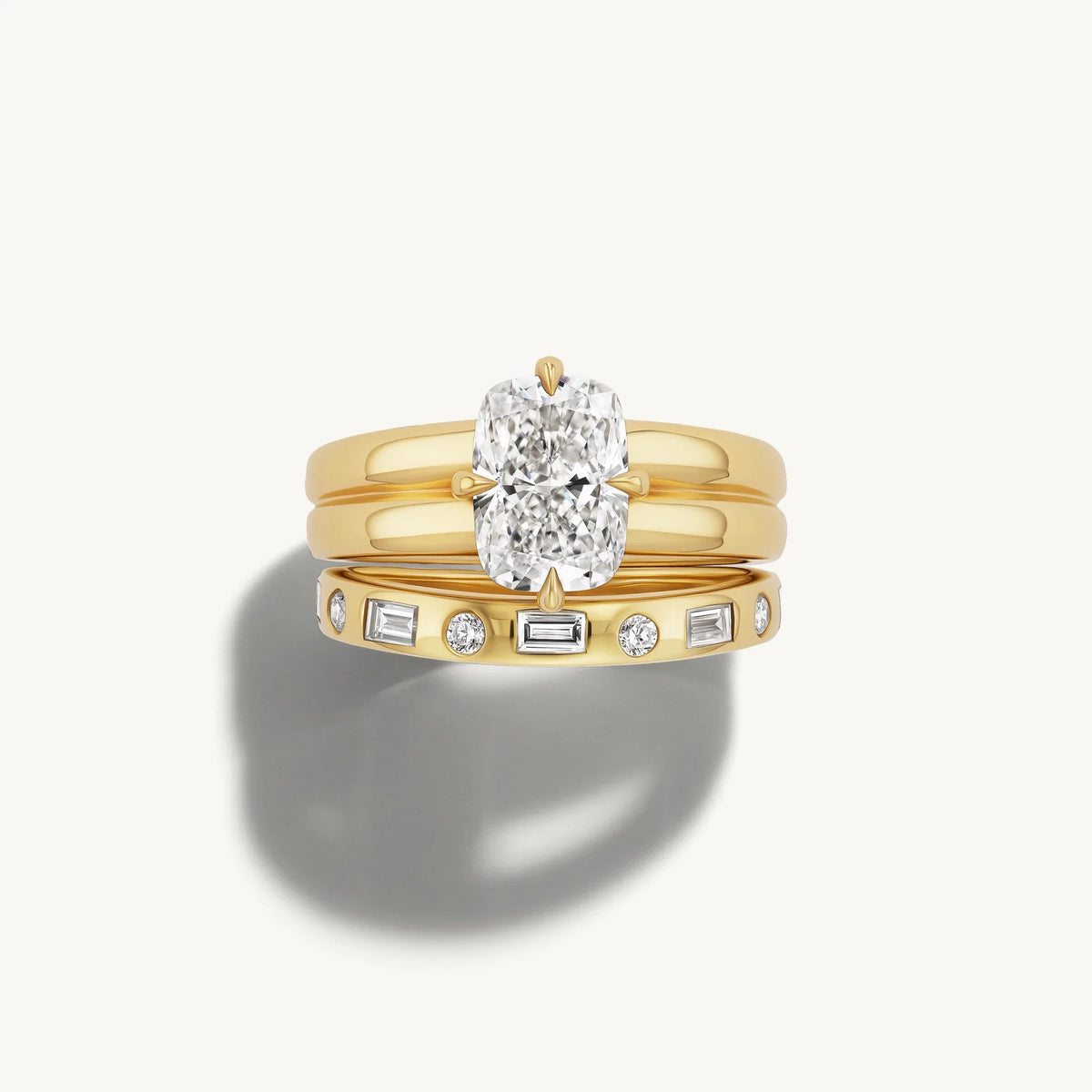 Groove - Elongated Cushion, 3CT