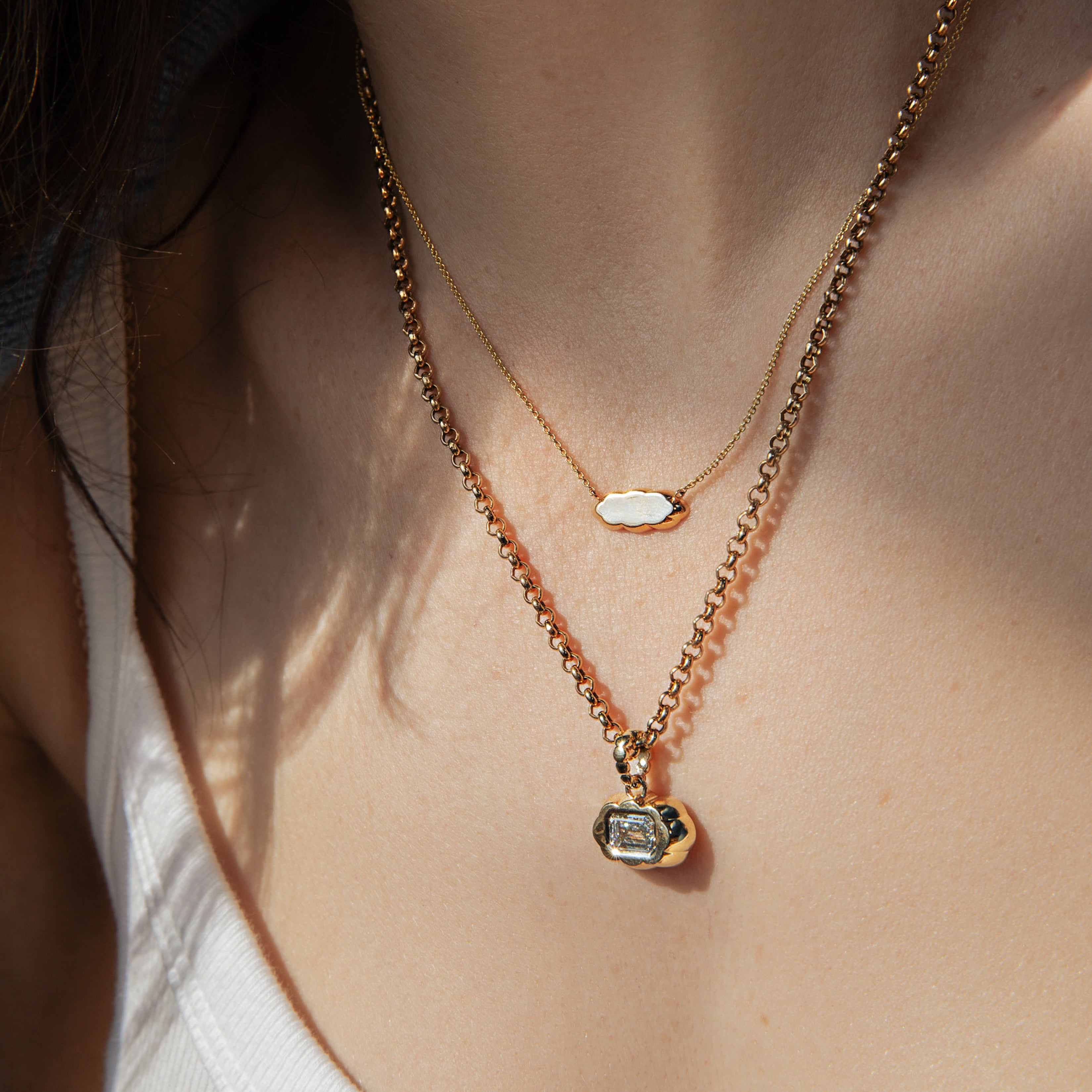 Cloud Diamond Pendant