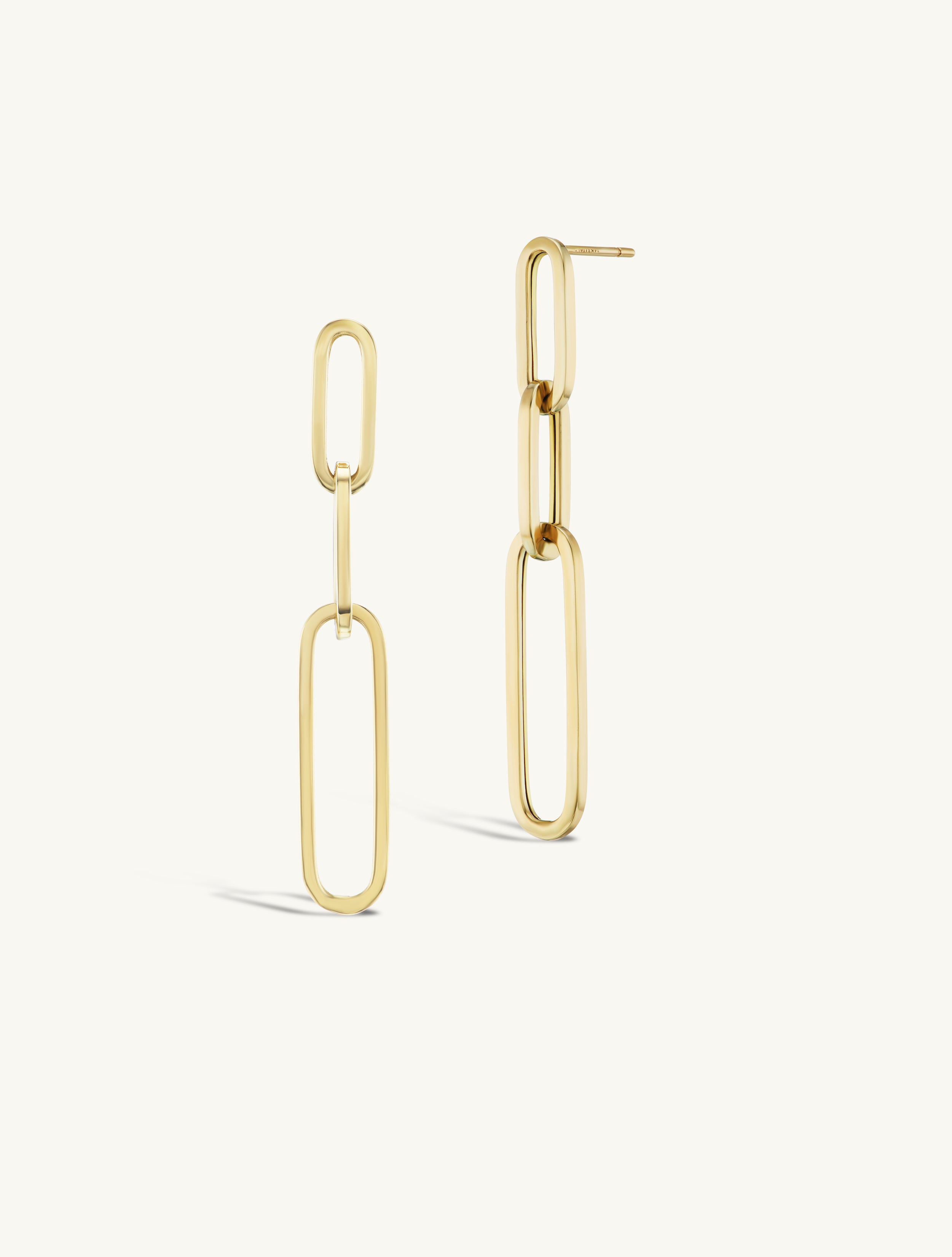 Paperclip Drop Earrings