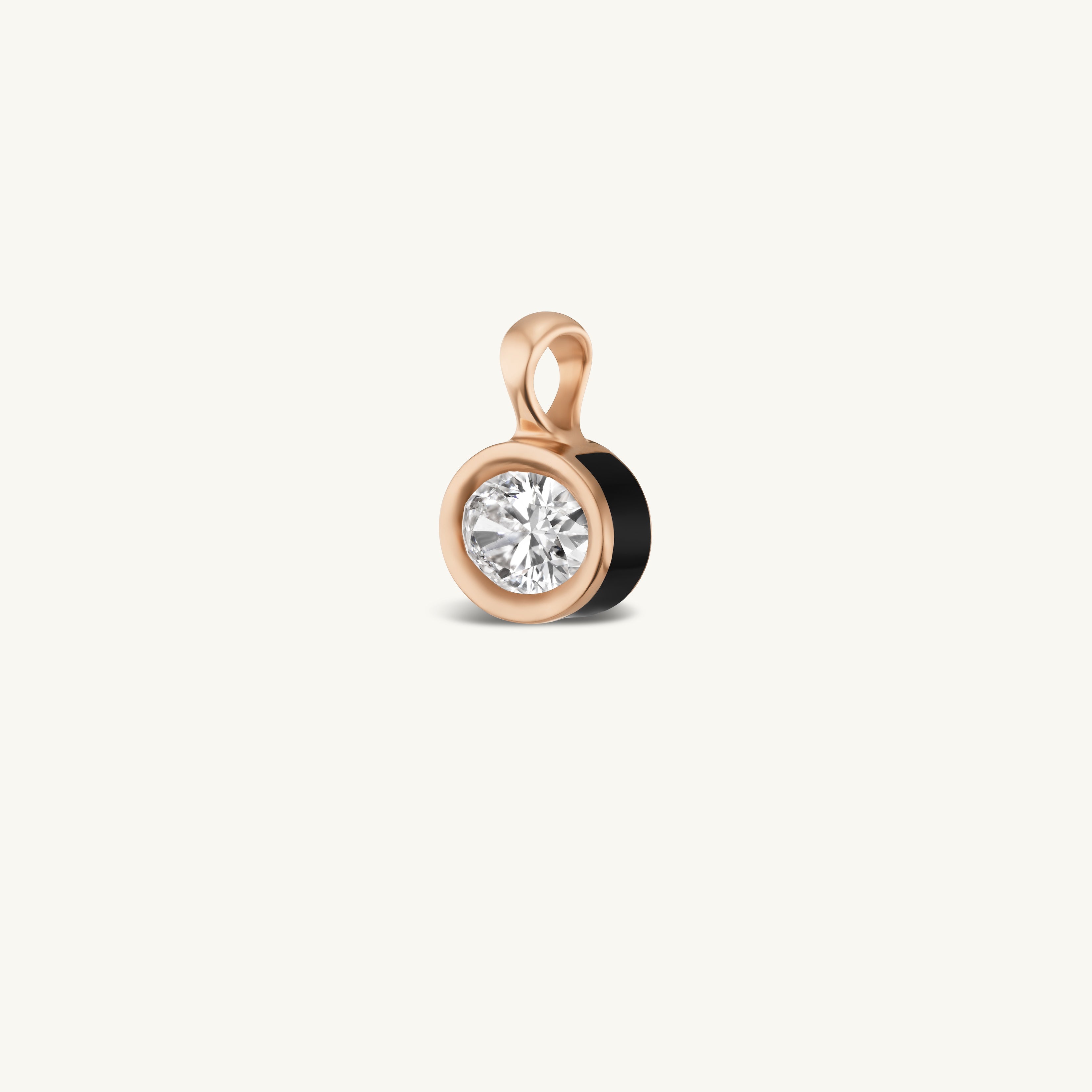 SRJ x ZM Oval Diamond and Enamel Pendant