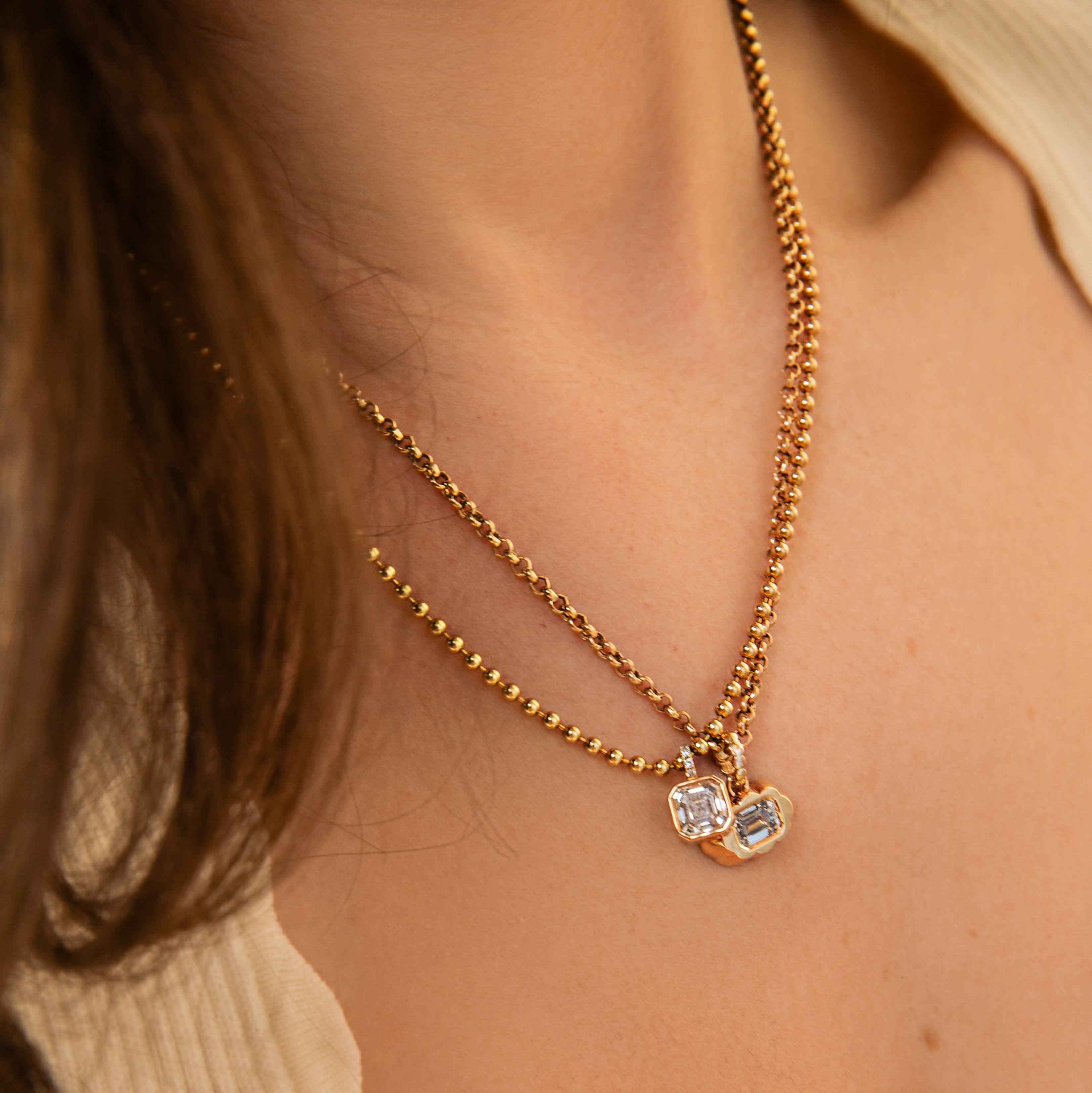 Cloud Diamond Pendant