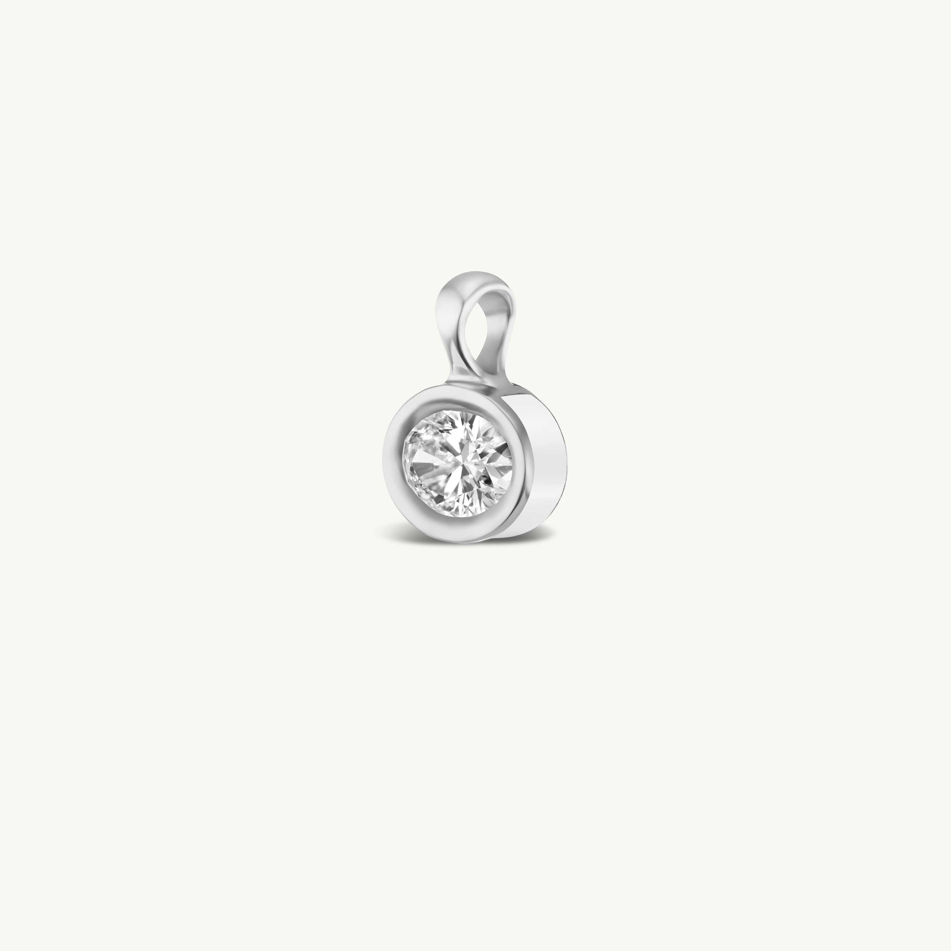 SRJ x ZM Oval Diamond and Enamel Pendant