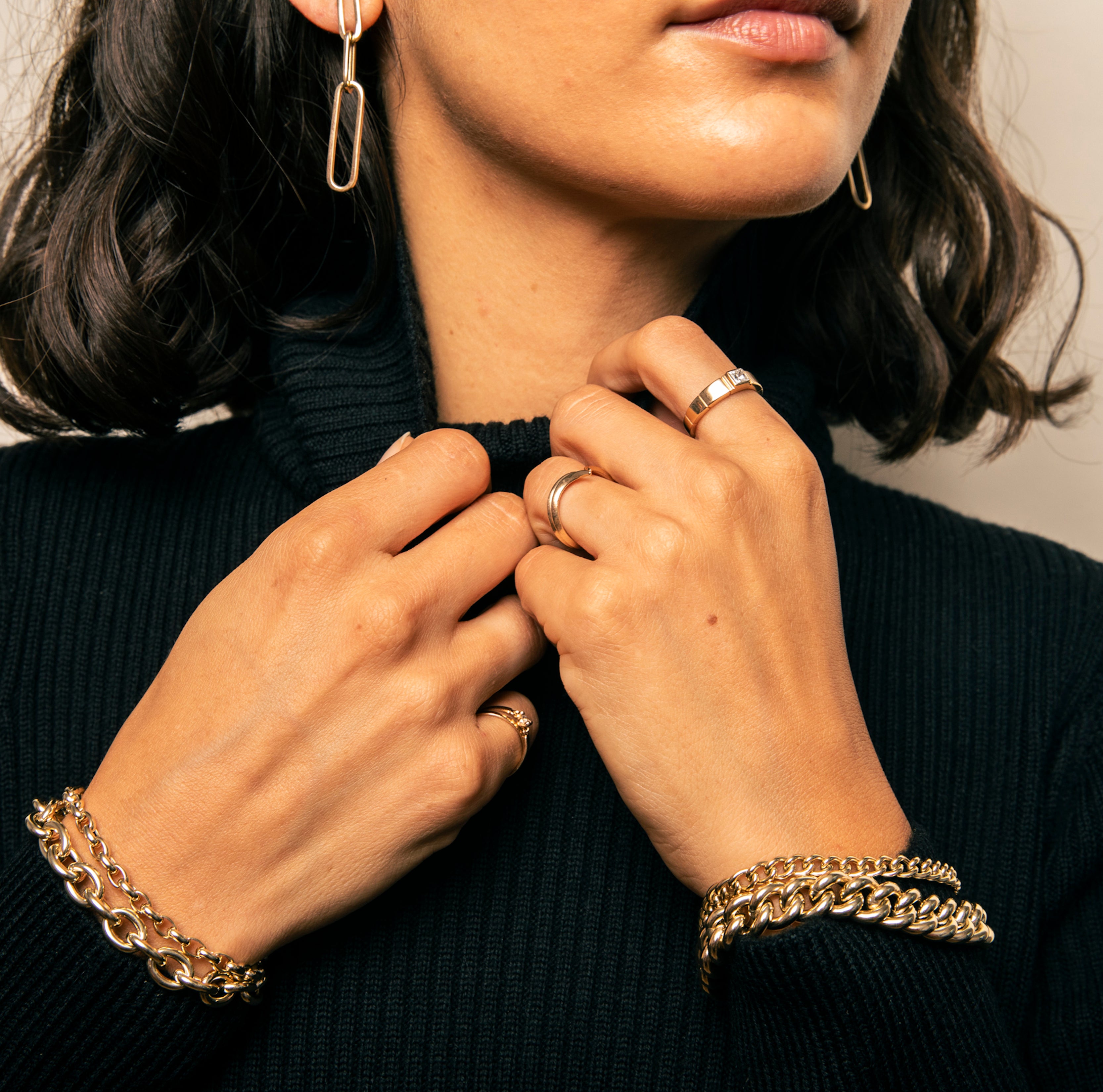 Extra Chunky Rounded Chain Bracelet