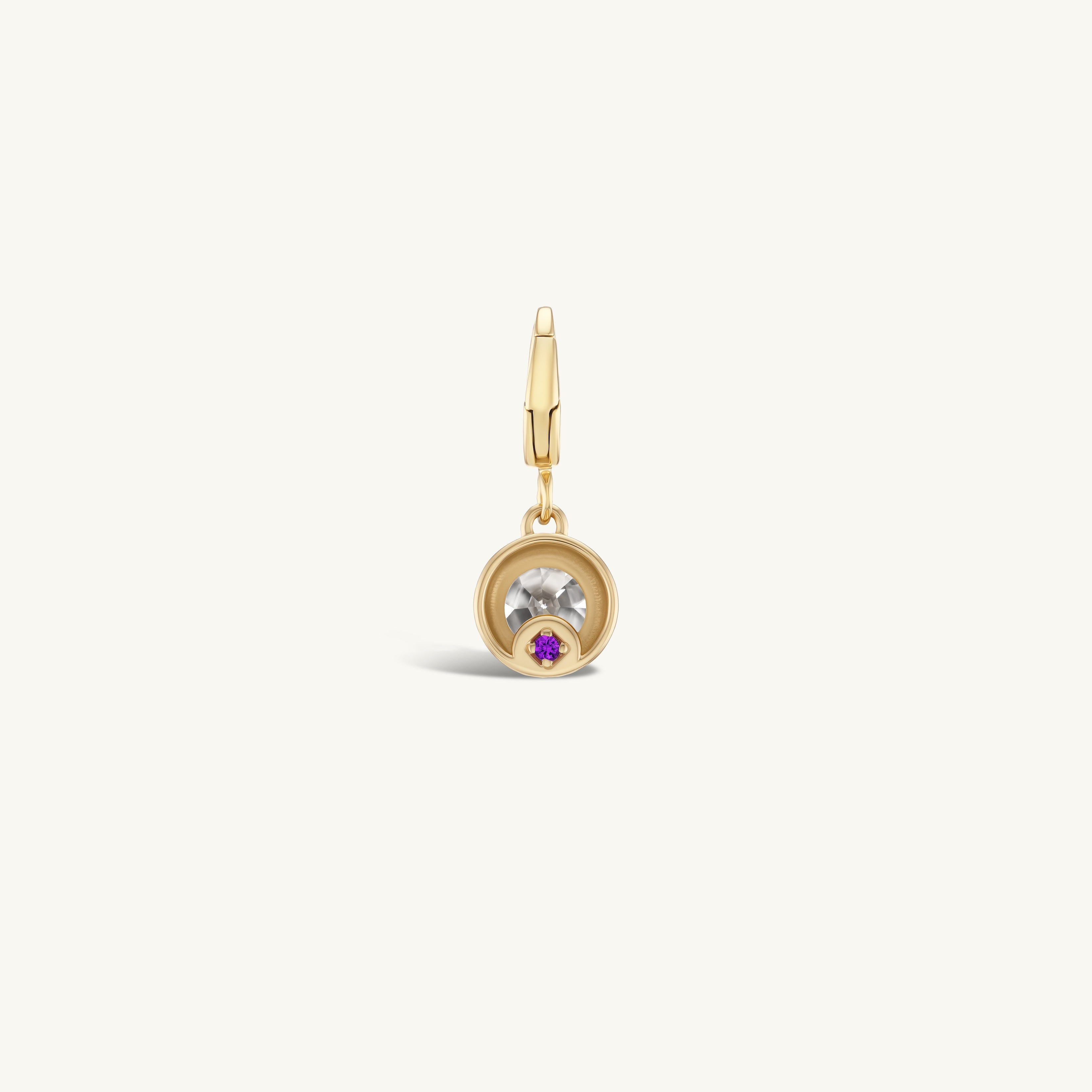 Round Bezel Charm