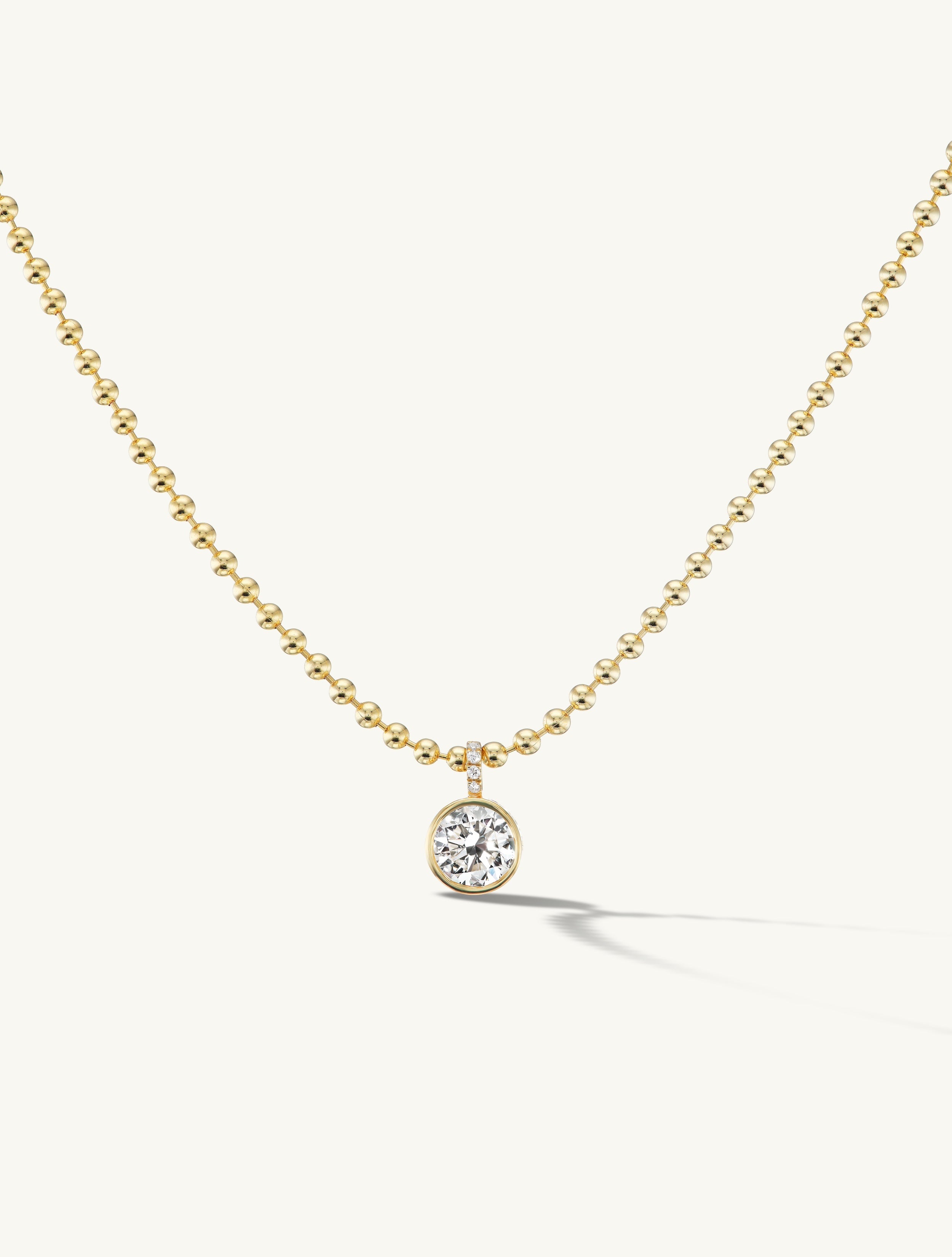 Round Pendant Necklace