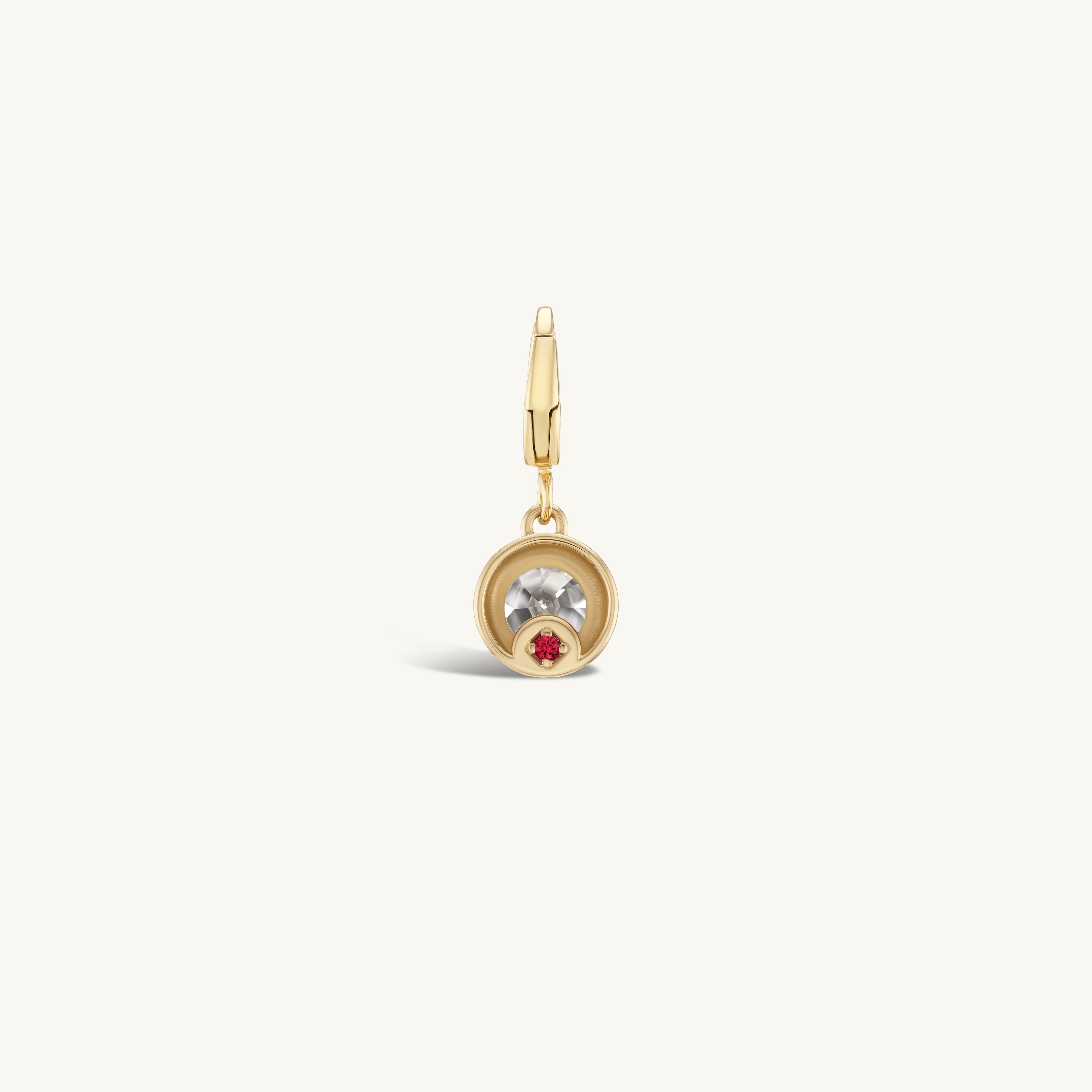 Round Bezel Charm
