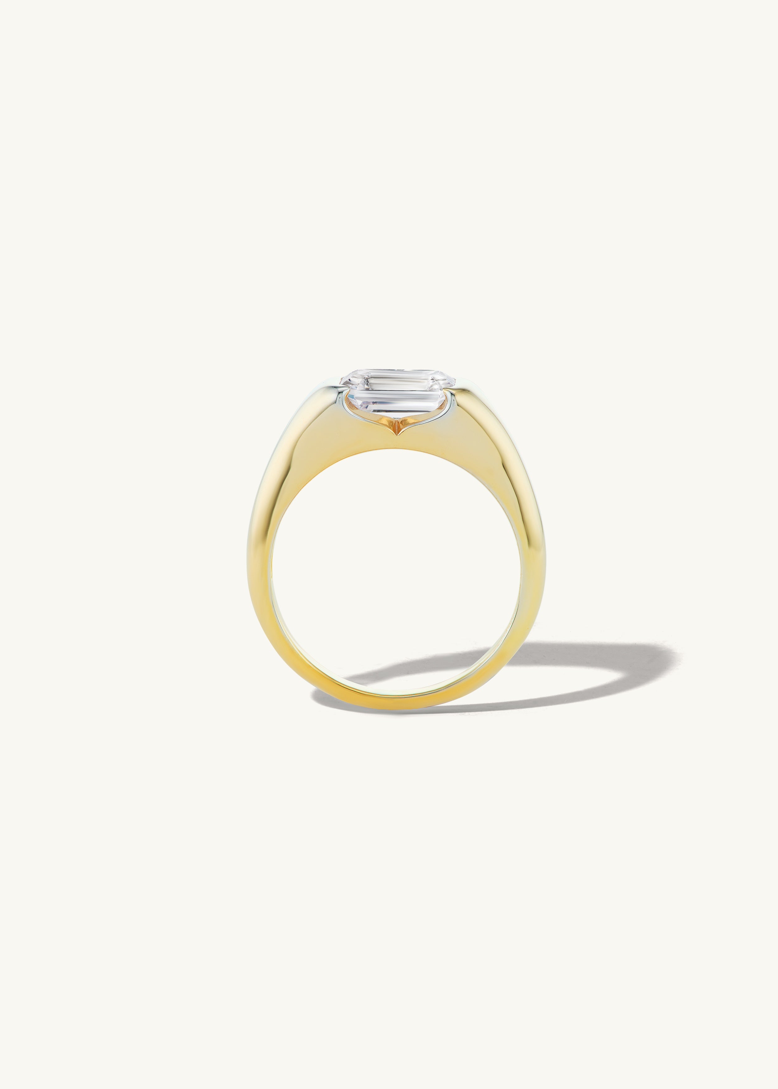 Emerald Cut Signet Ring
