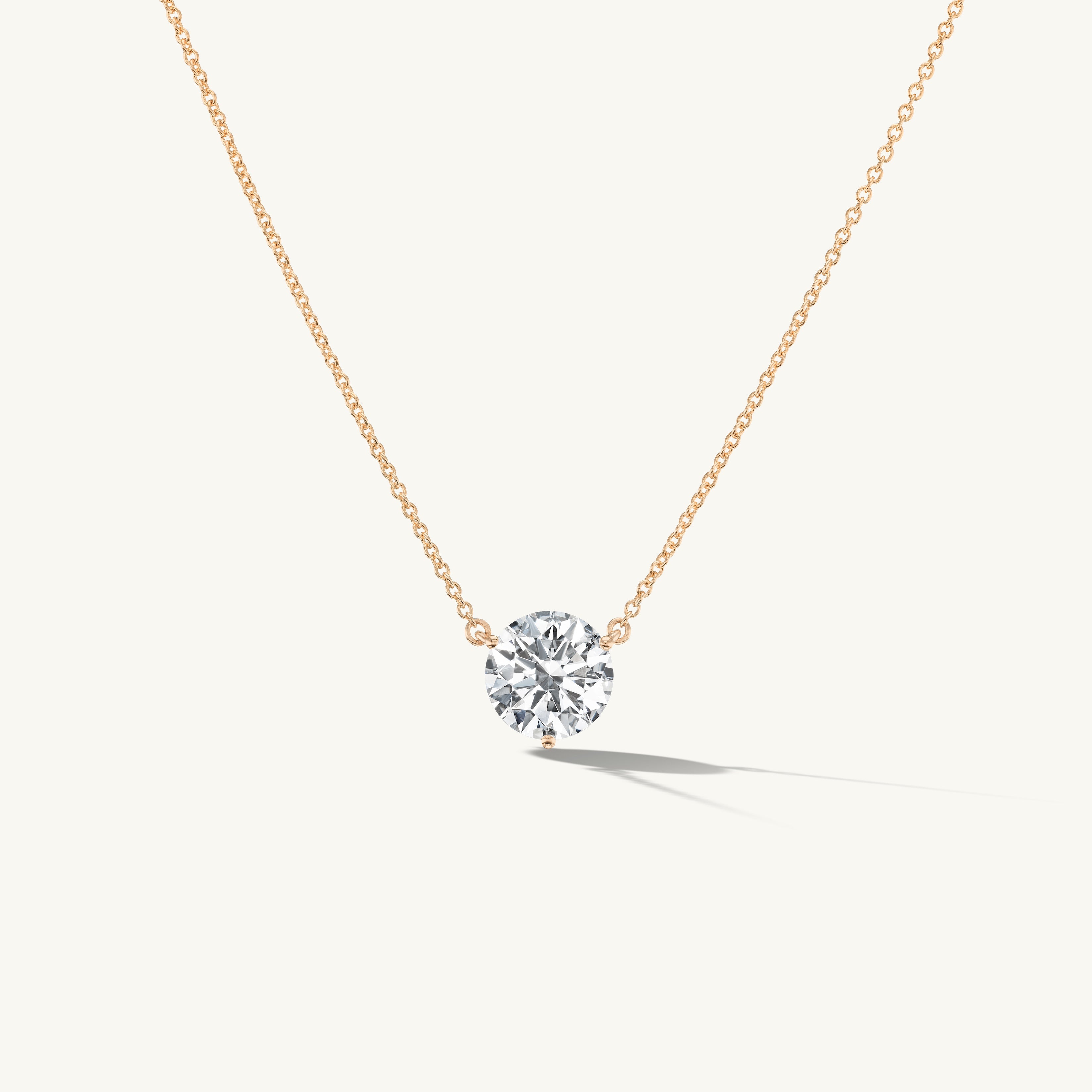 Fluted Diamond Necklace