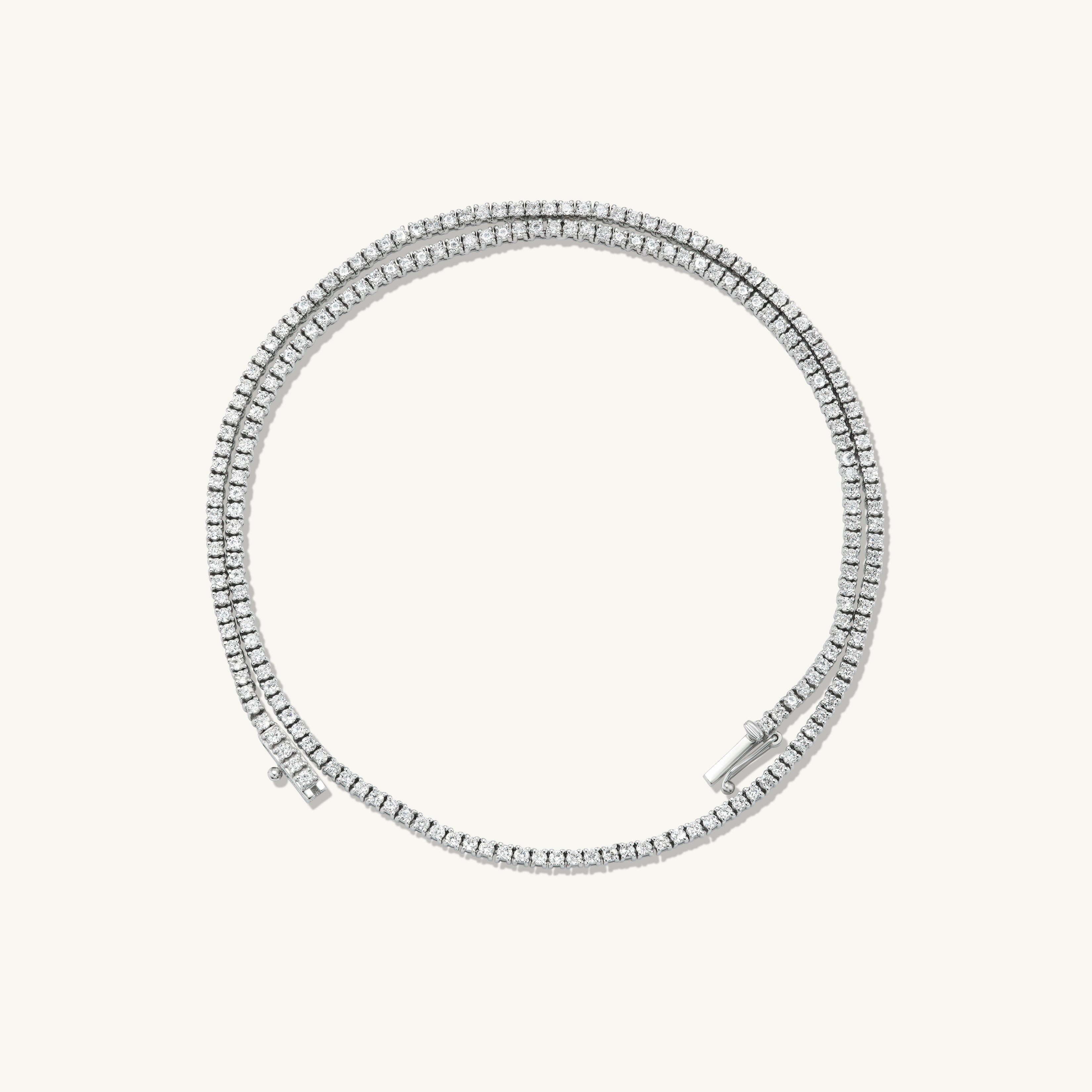Classic Diamond Tennis Necklace