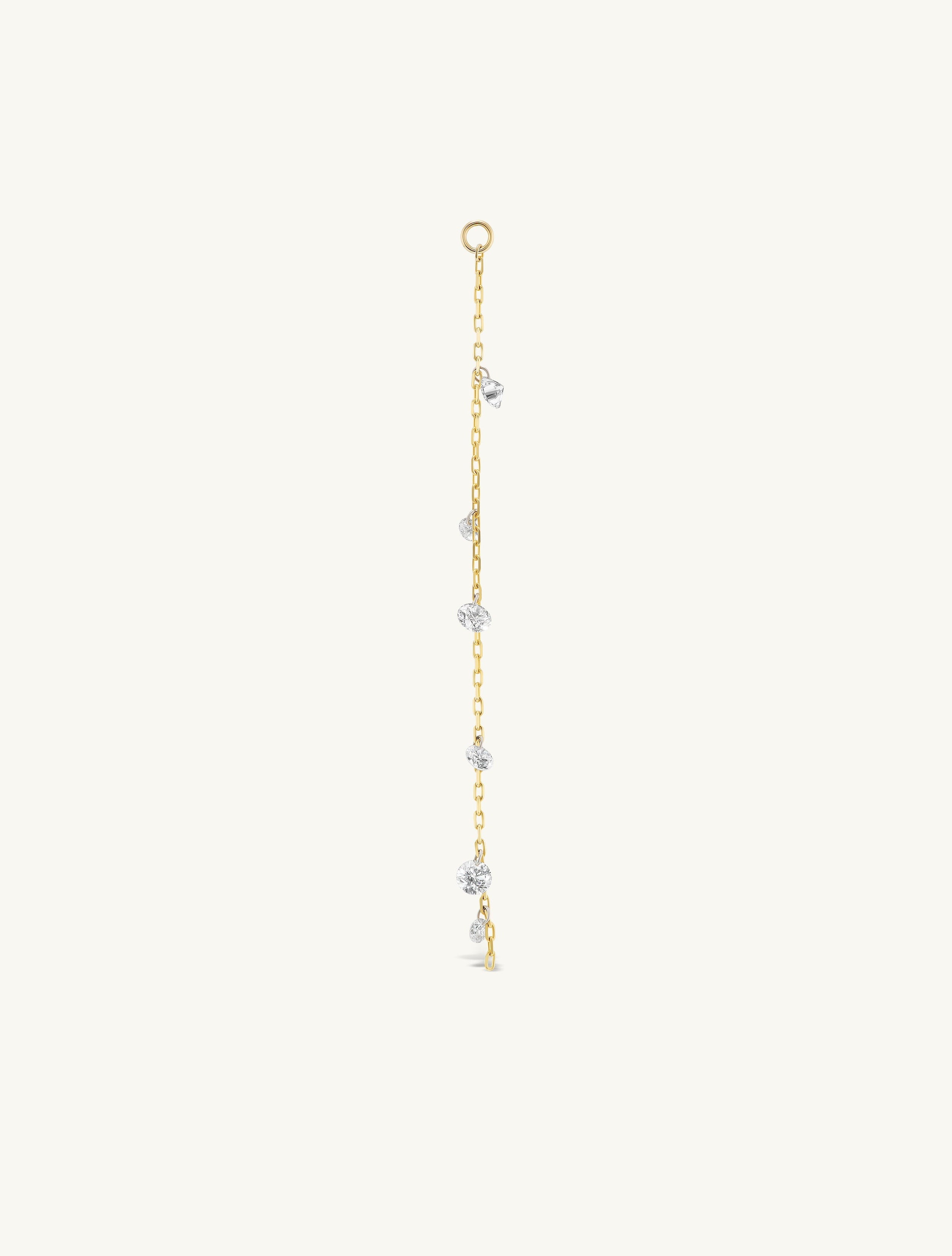 Grand Pierced Diamond Dew Charm for Huggies