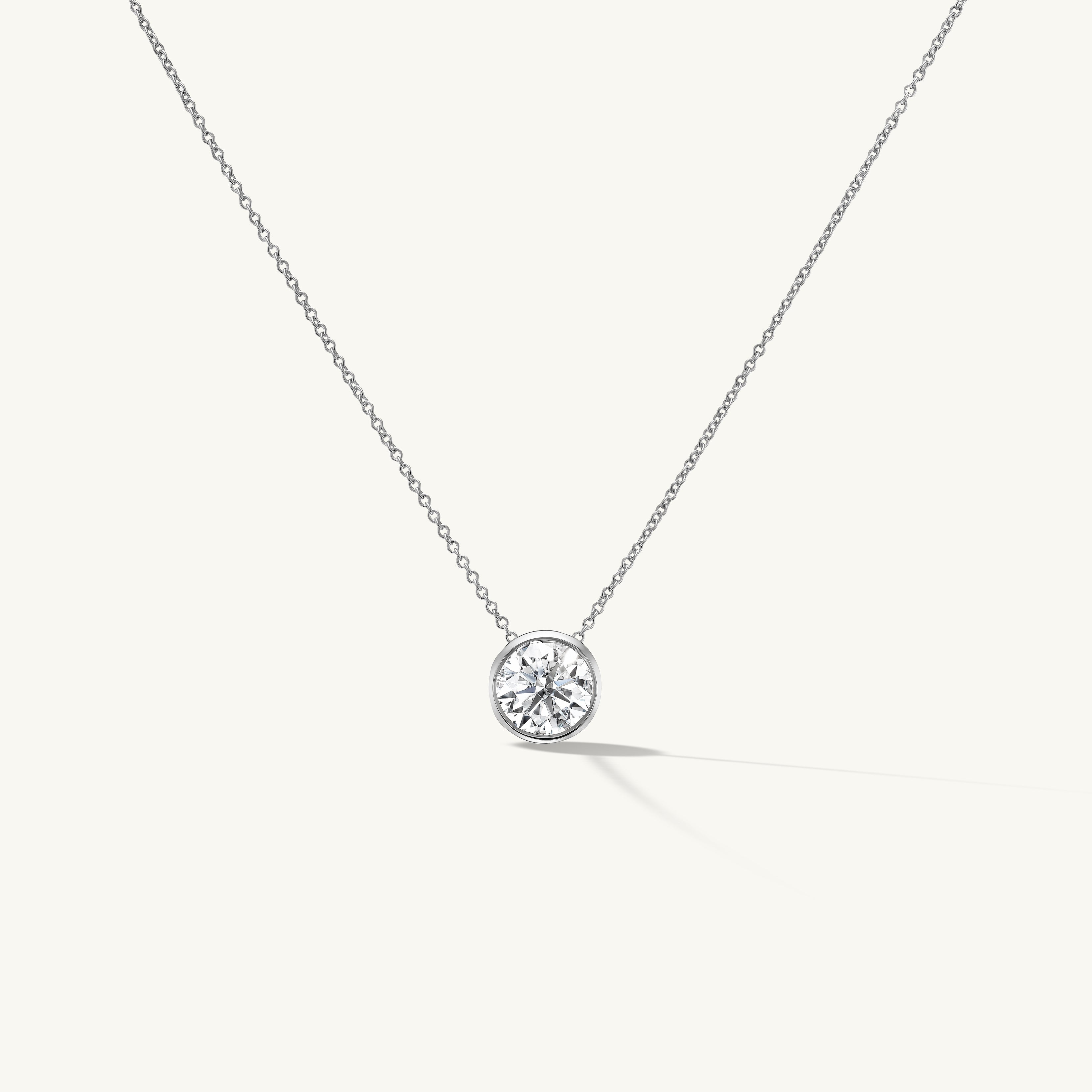 Round Bezel Necklace
