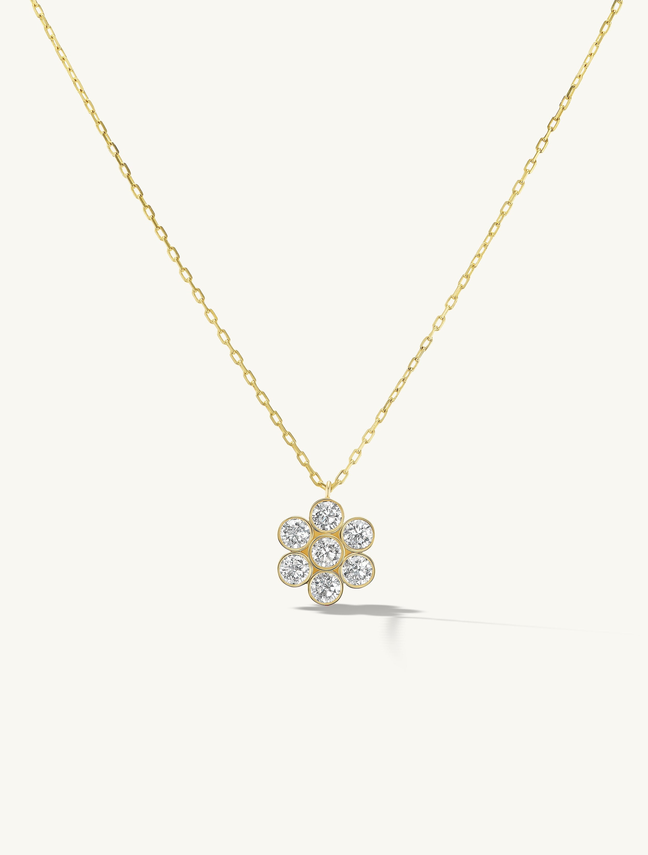Diamond Flower Necklace