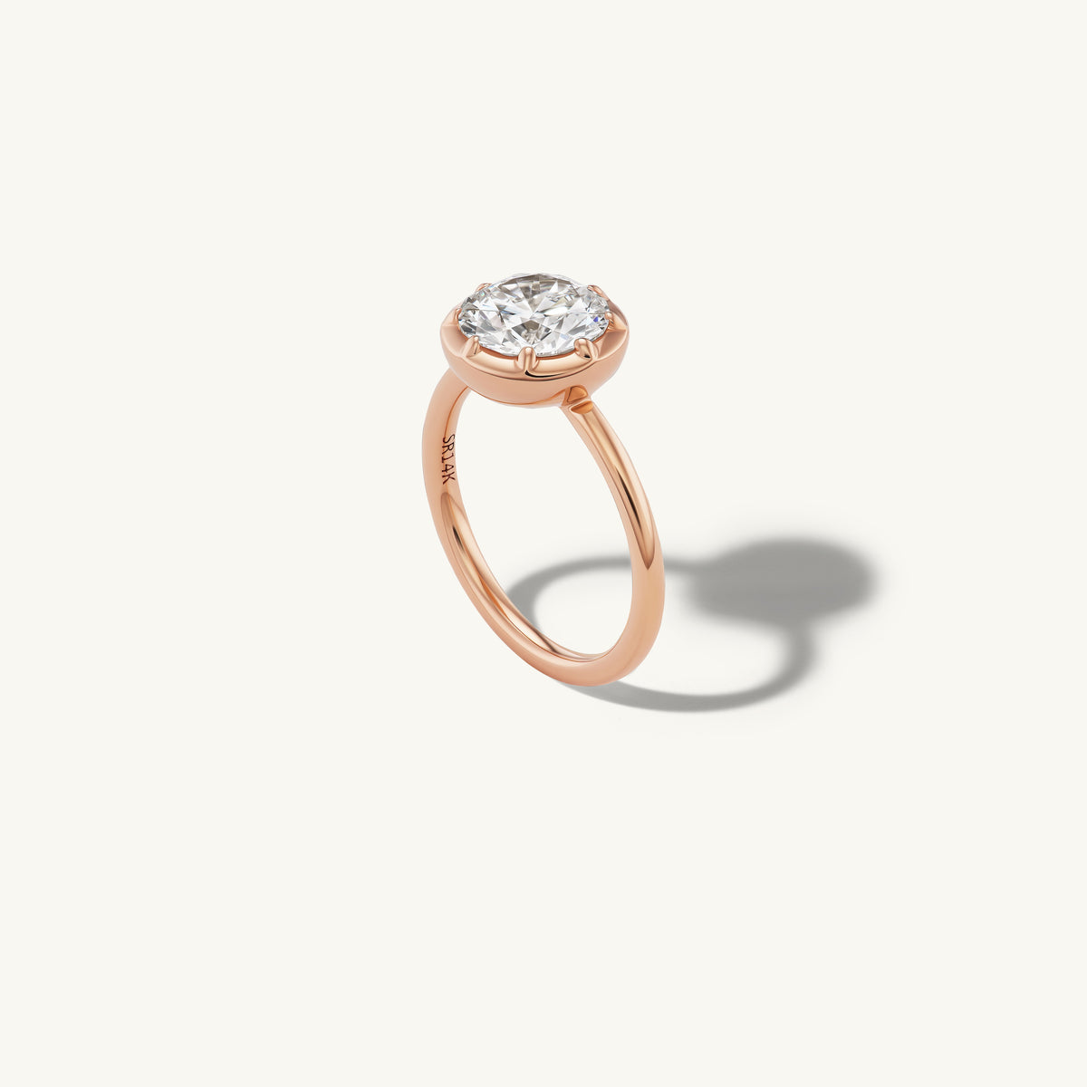 Georgian Round Pinky Ring