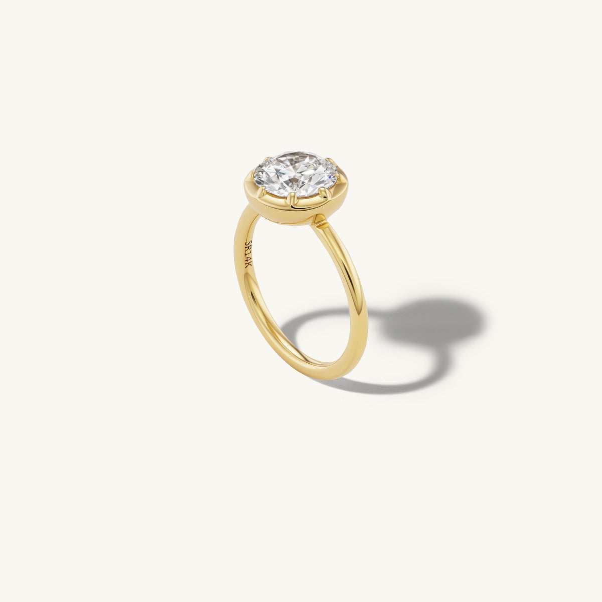 Georgian Round Pinky Ring