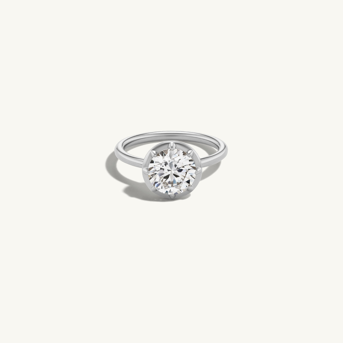 Georgian Round Pinky Ring