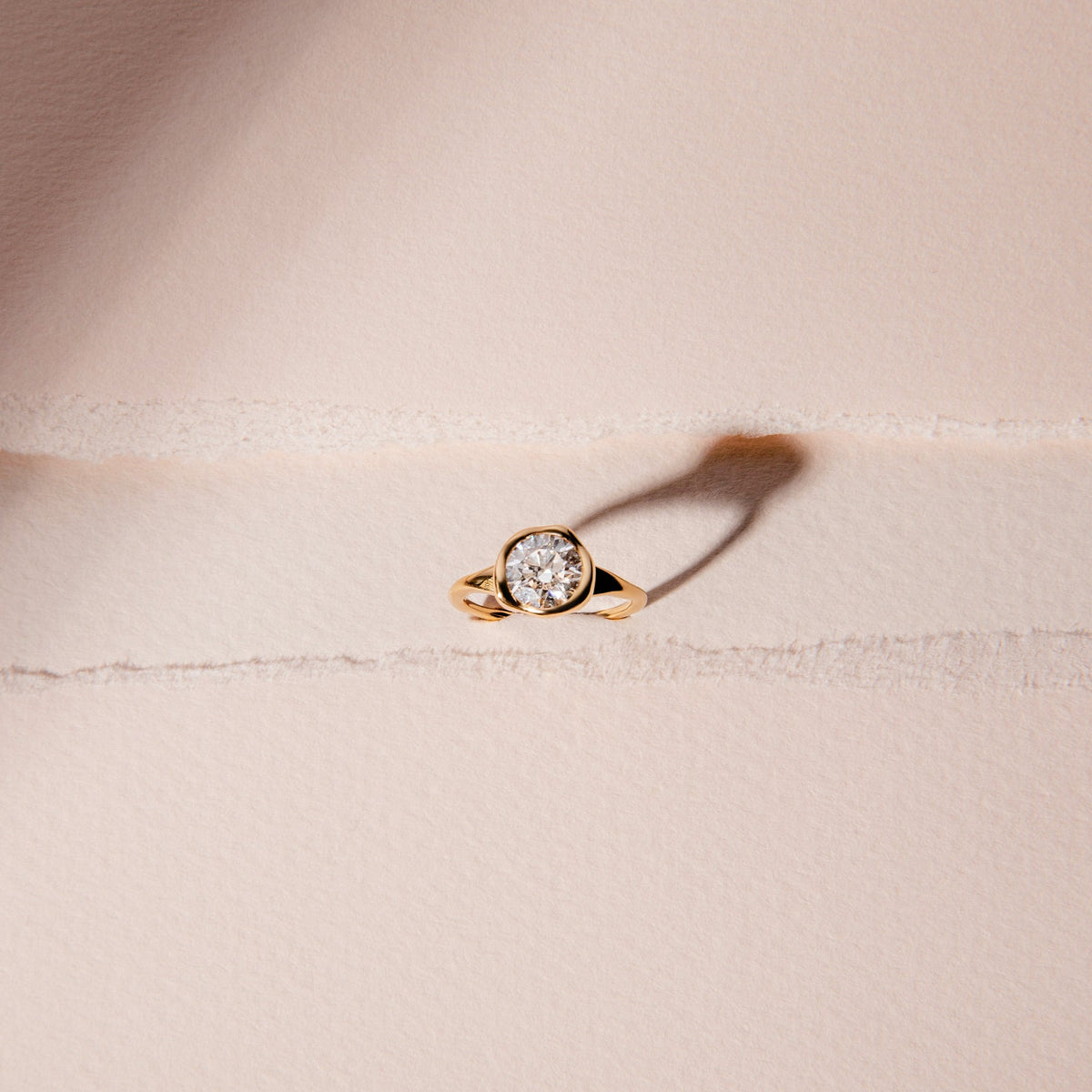 Organic Round Pinky Ring