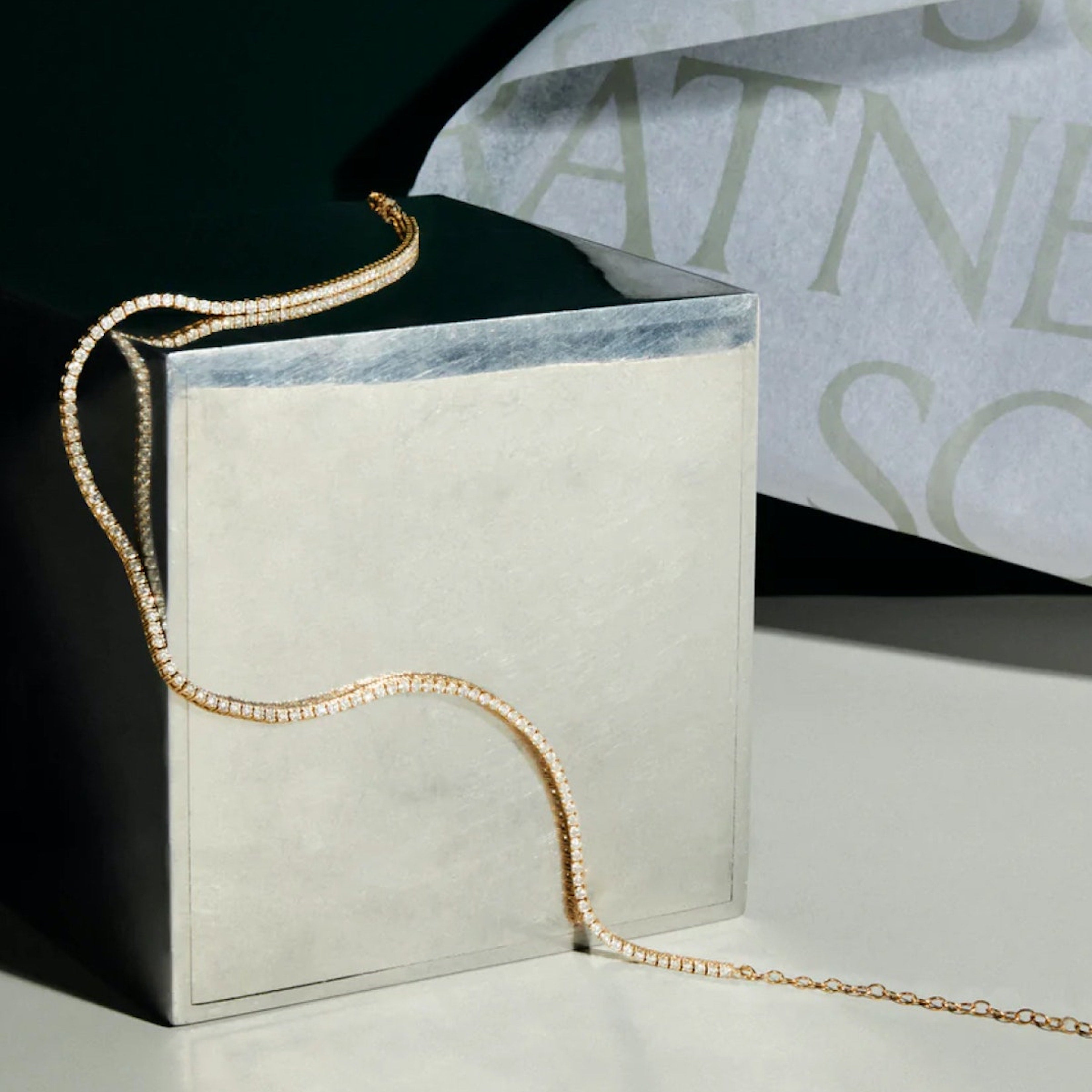 3/4 Diamond Tennis Necklace