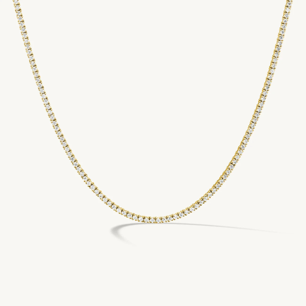 Classic Diamond Tennis Necklace - In Stock