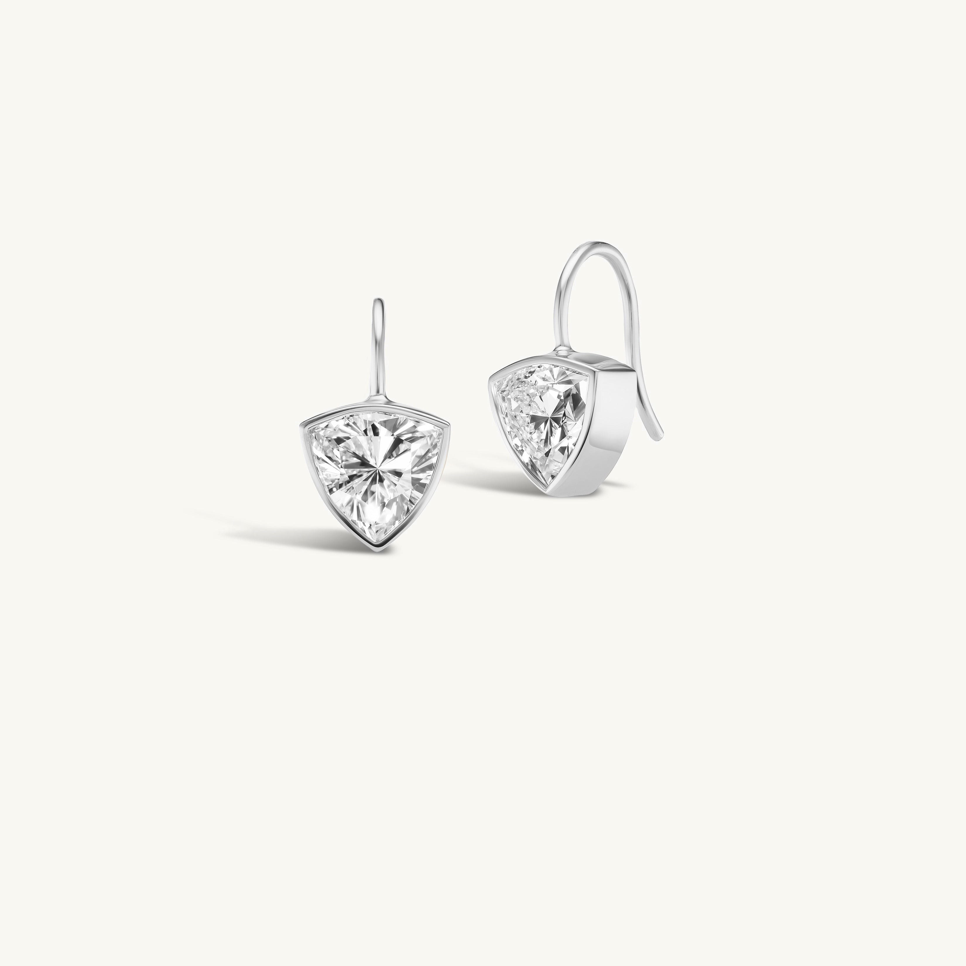 Trillion Drop Earrings
