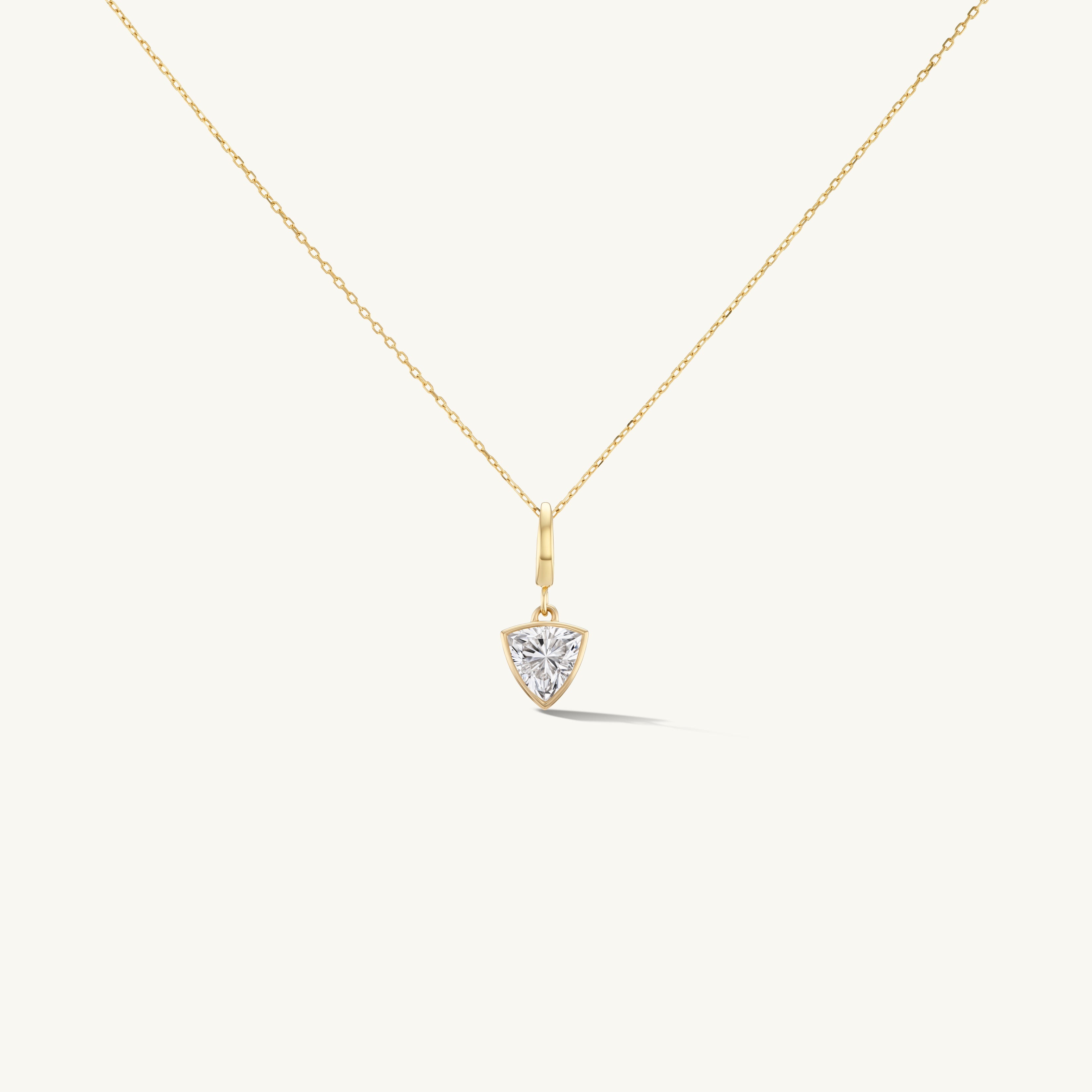 Trillion Bezel Charm