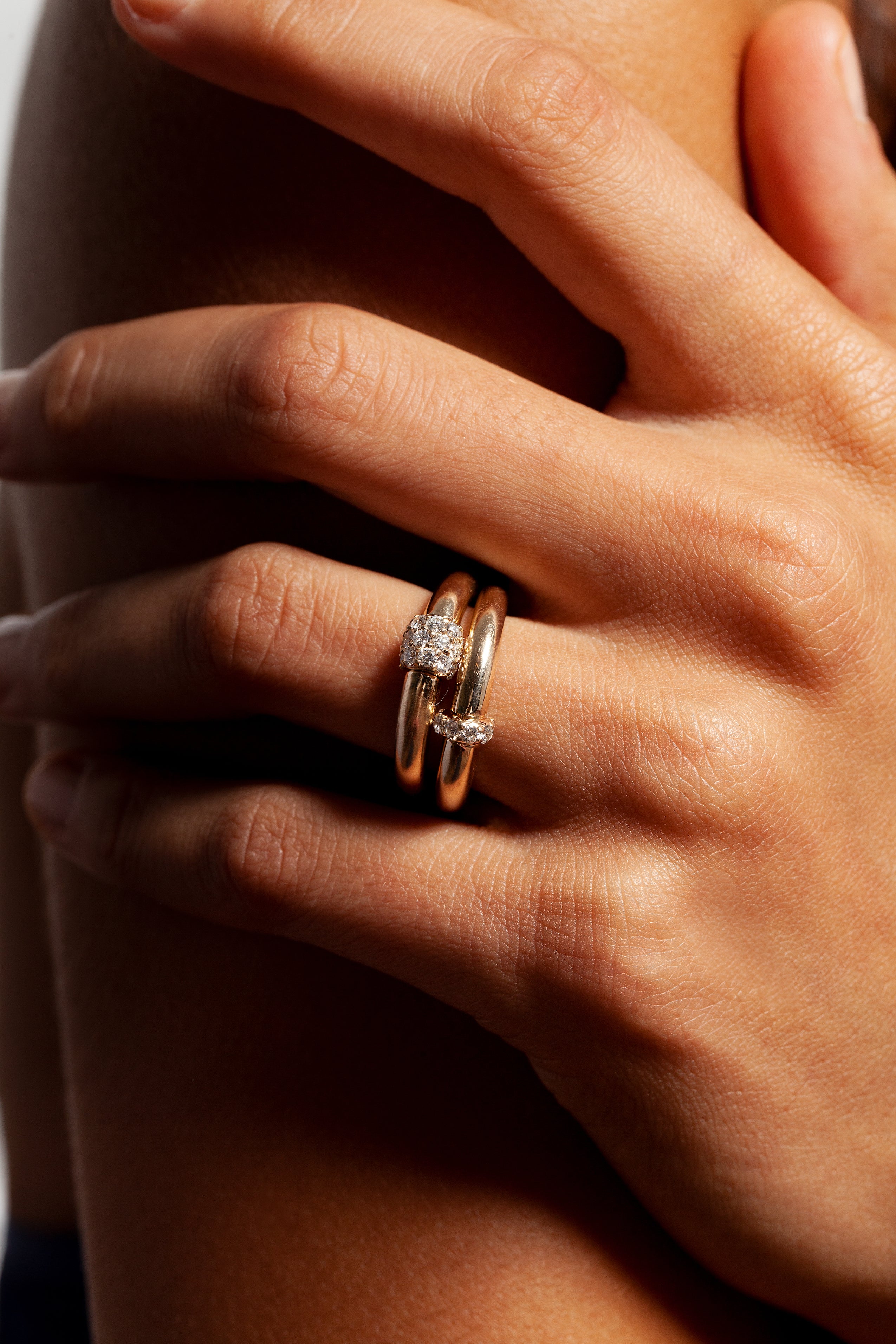 Diamond Domed Ring
