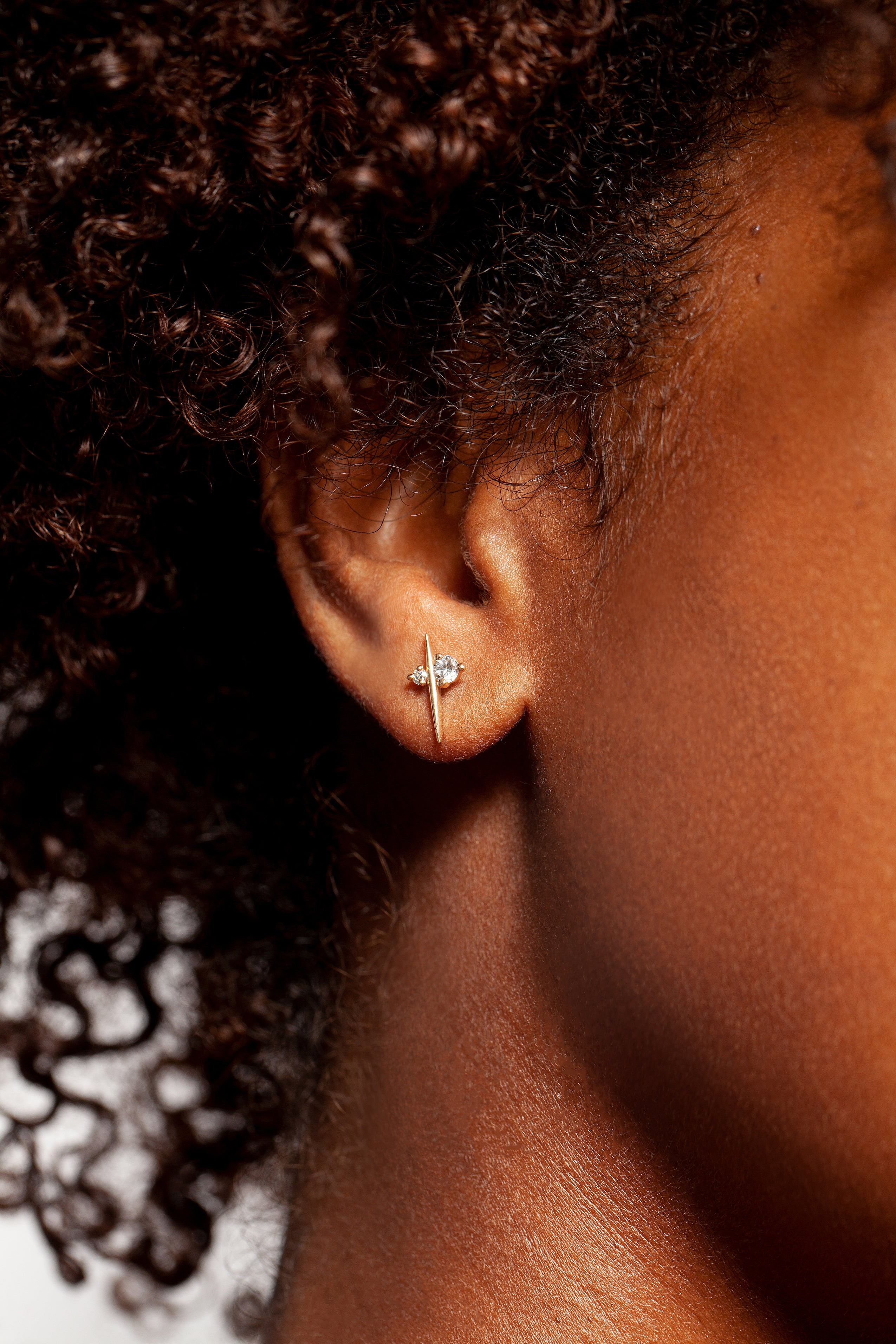 Diamond Thread Studs