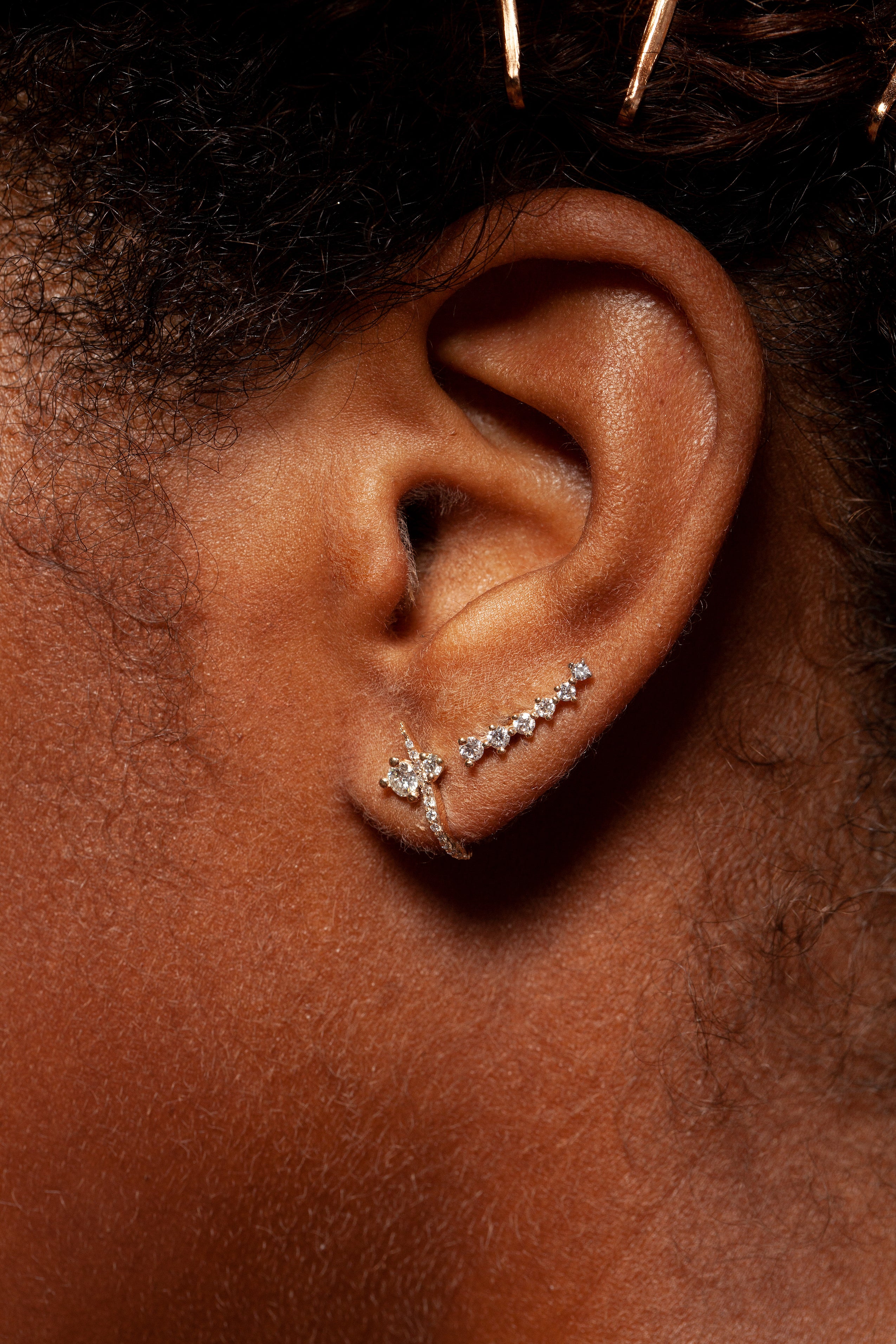 Hooked Pave Studs