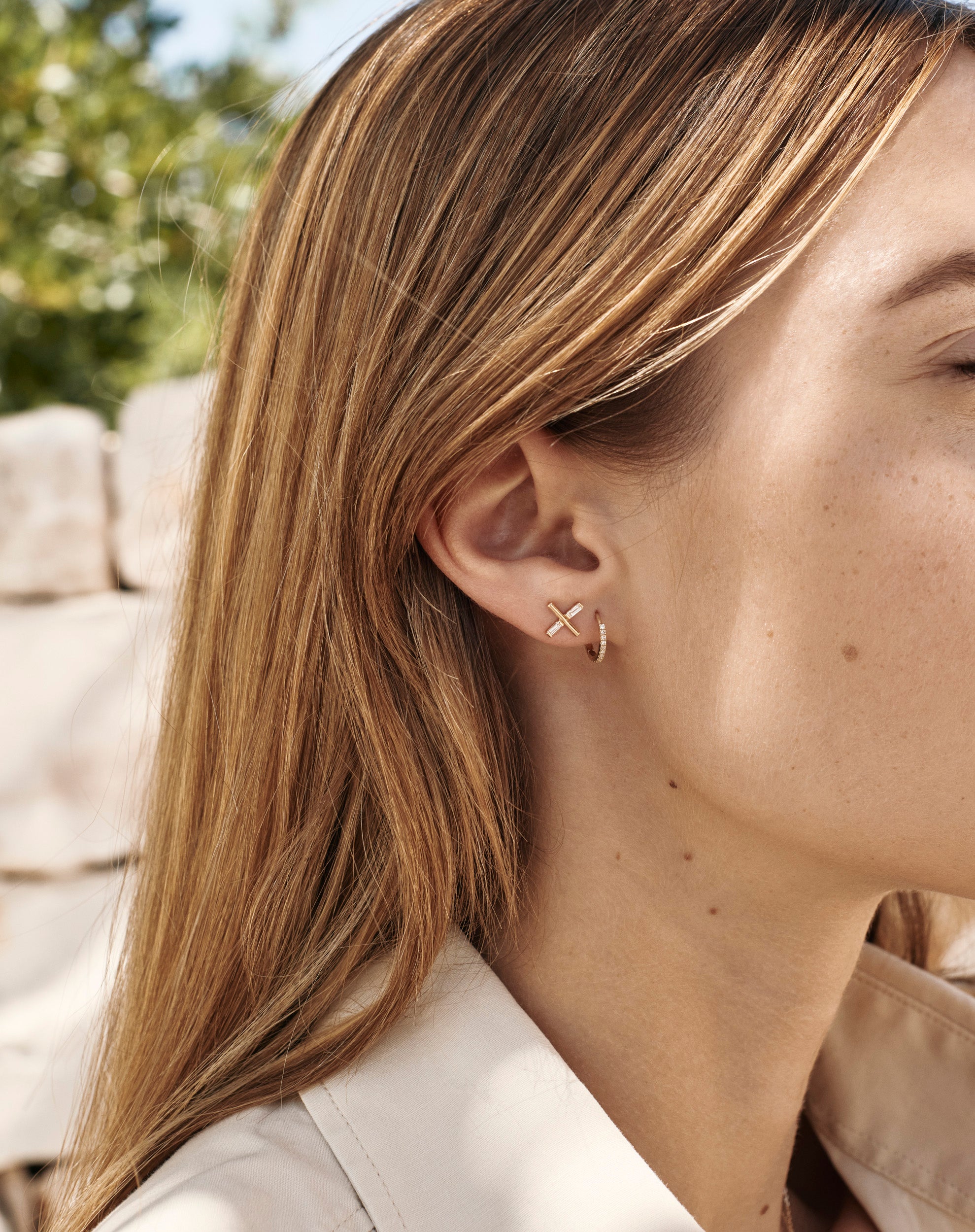 Everytown X Baguette Diamond Studs