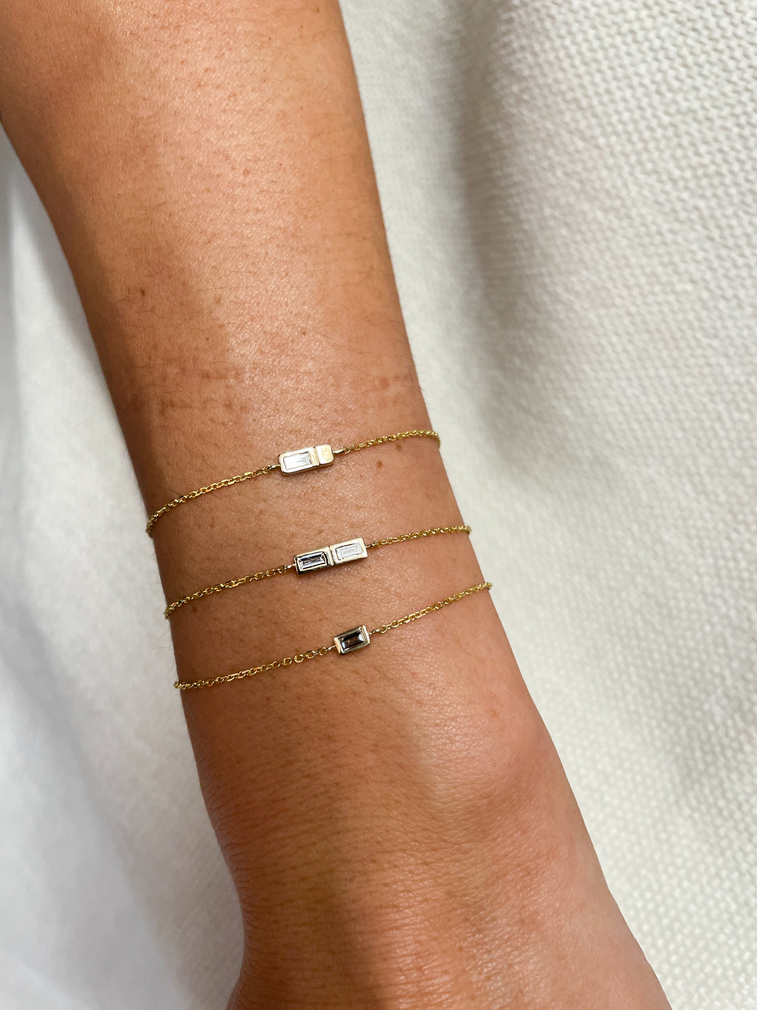 Stacked Diamond Bracelet