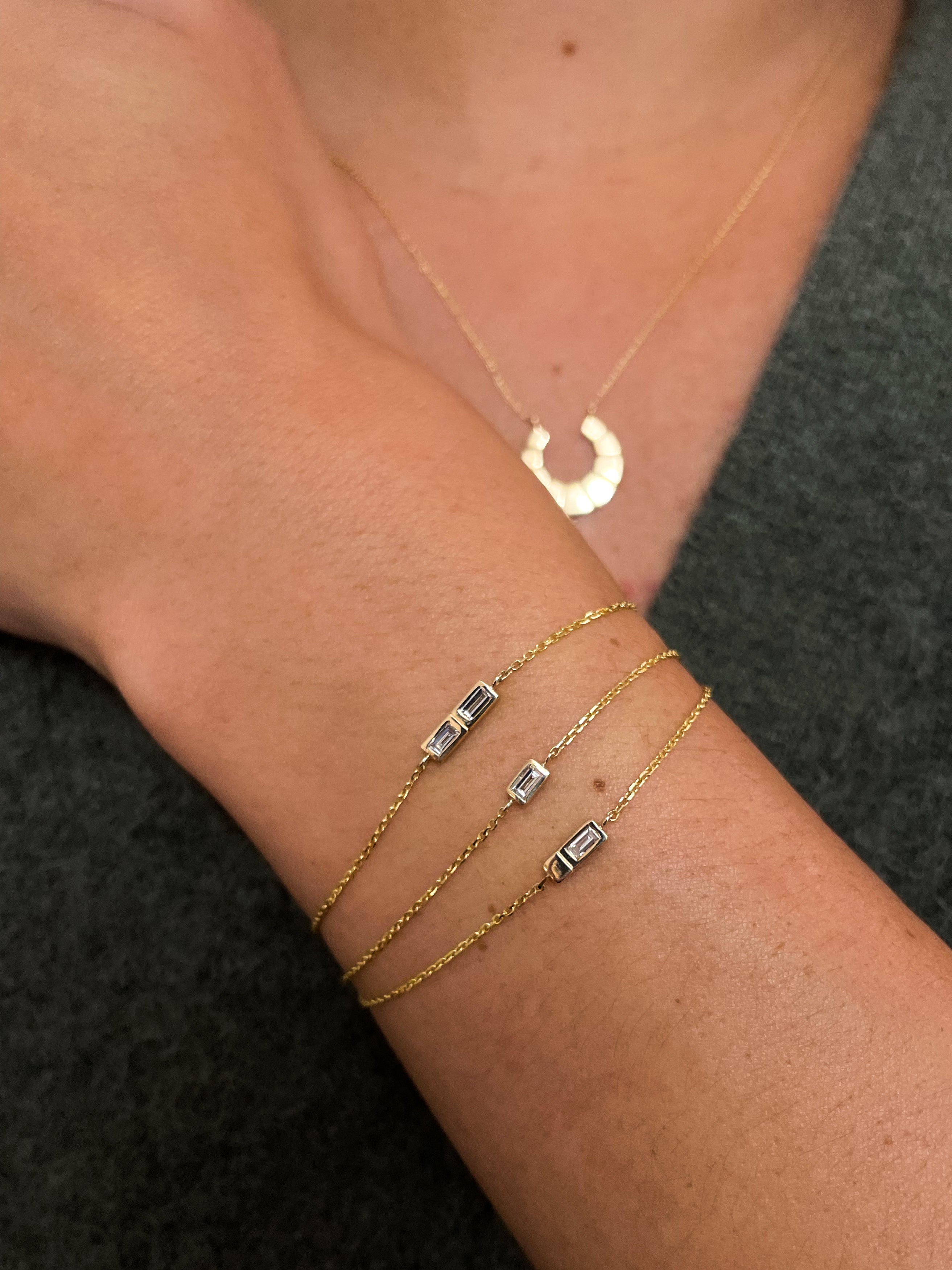 Stacked Diamond Bracelet