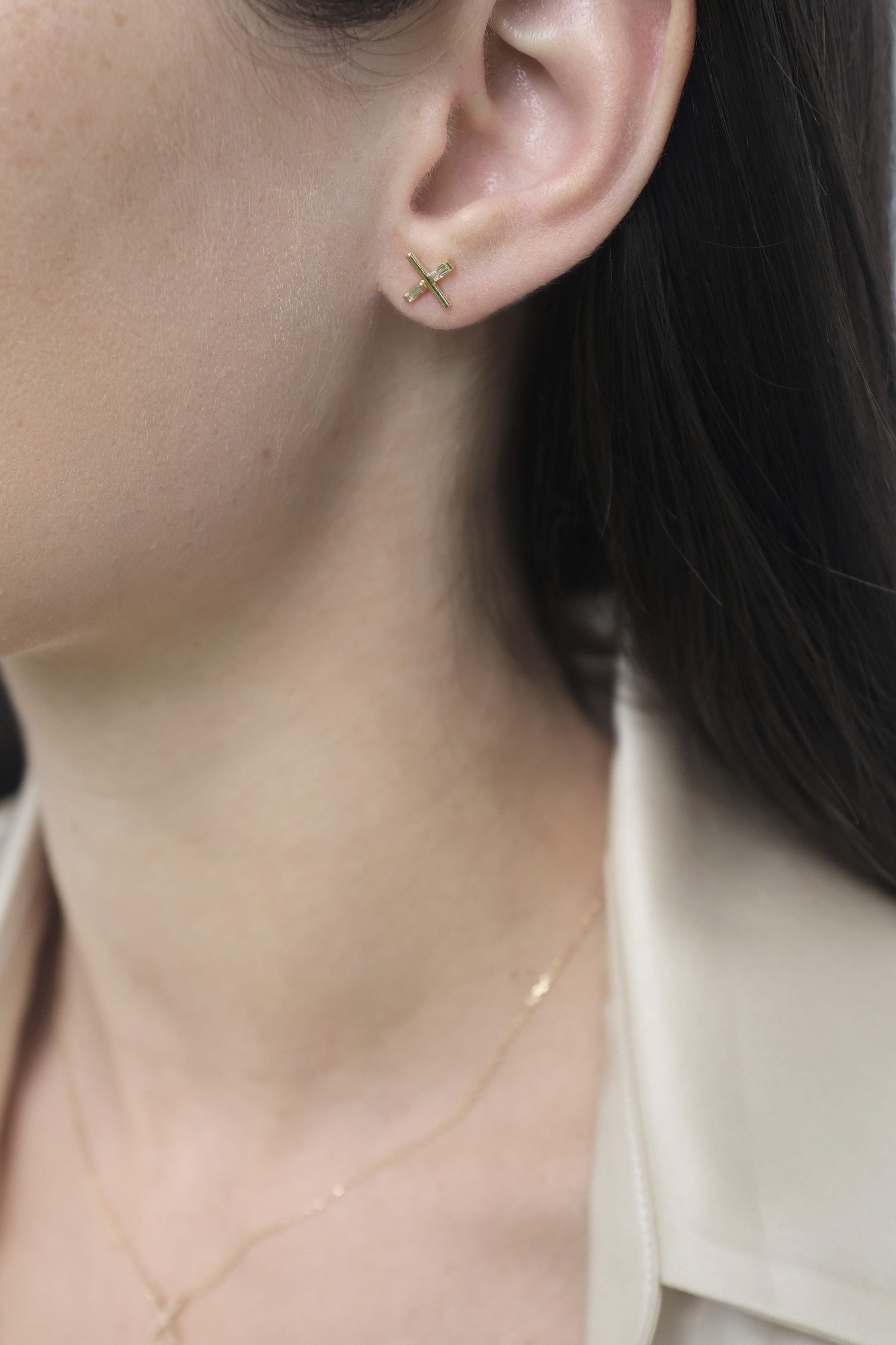 Everytown X Baguette Diamond Studs