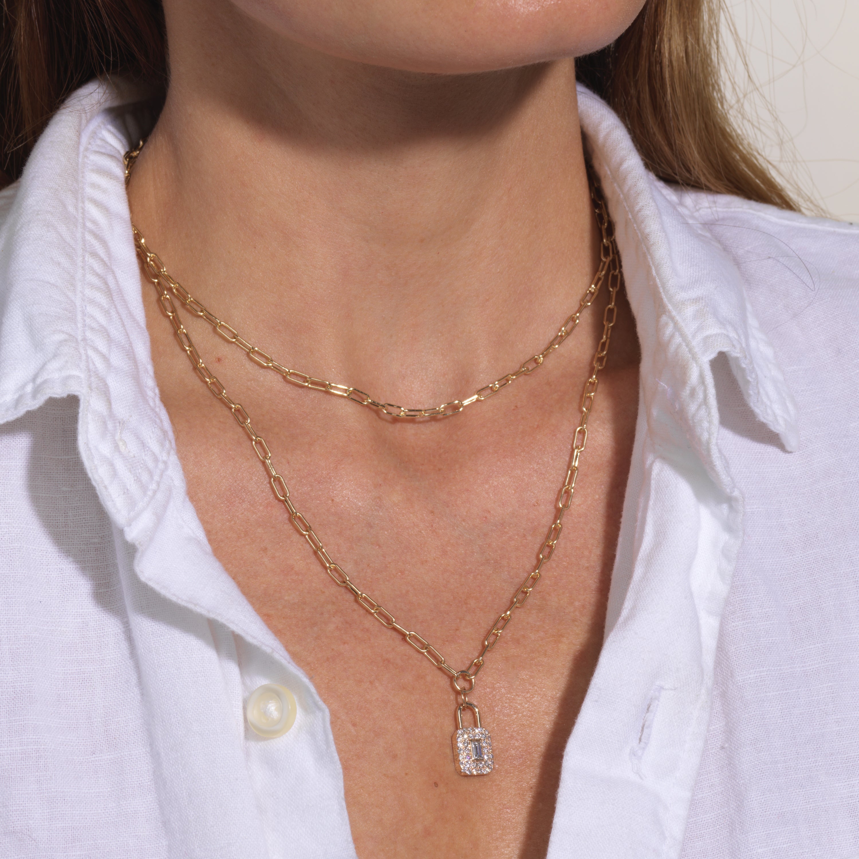 Oval Chain Necklace