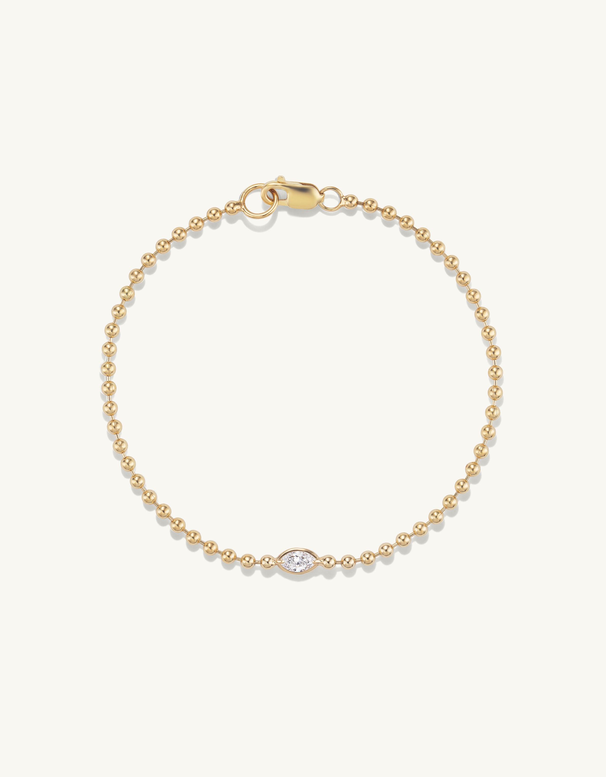 Beaded Marquise Bracelet