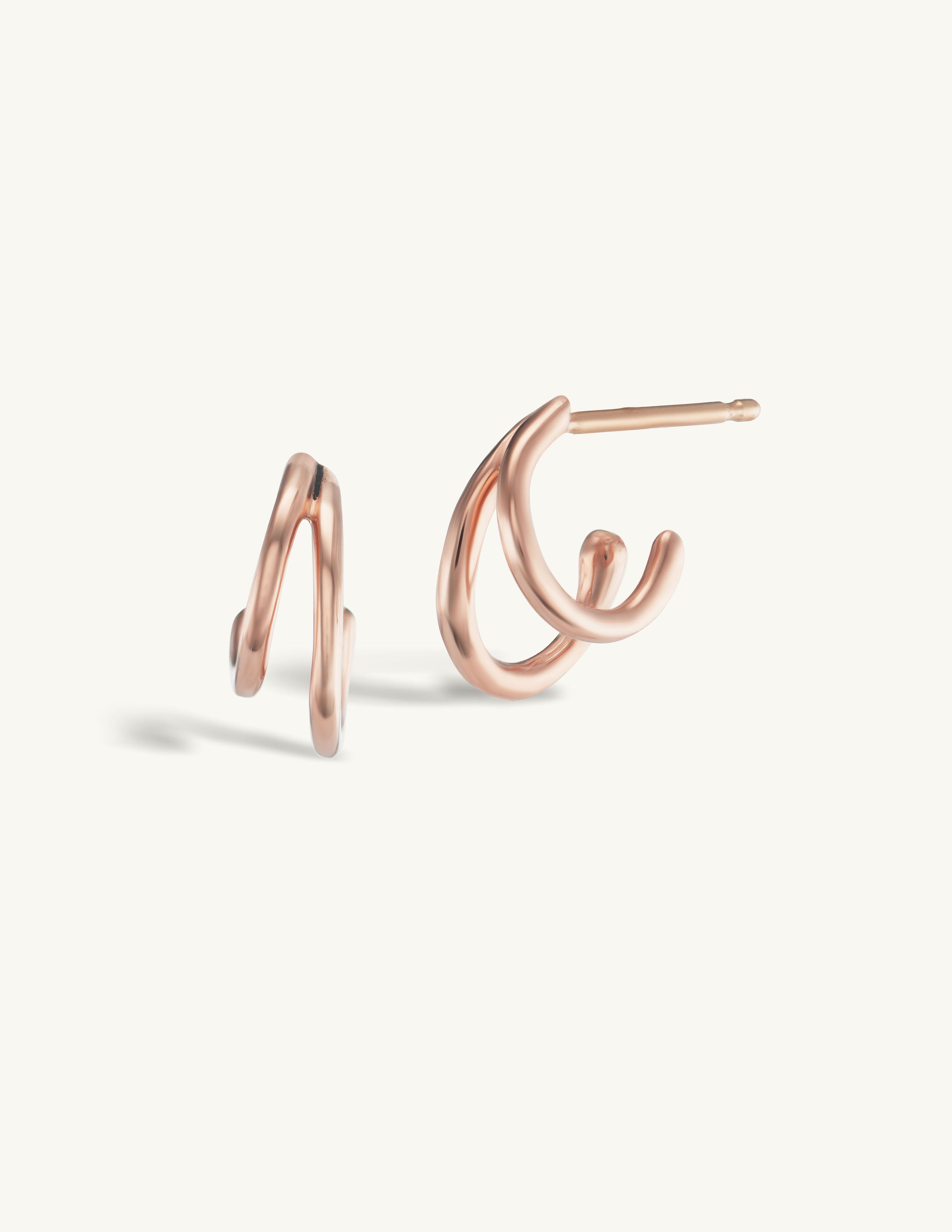 SRJ x KJH Gold Webbed Hoop