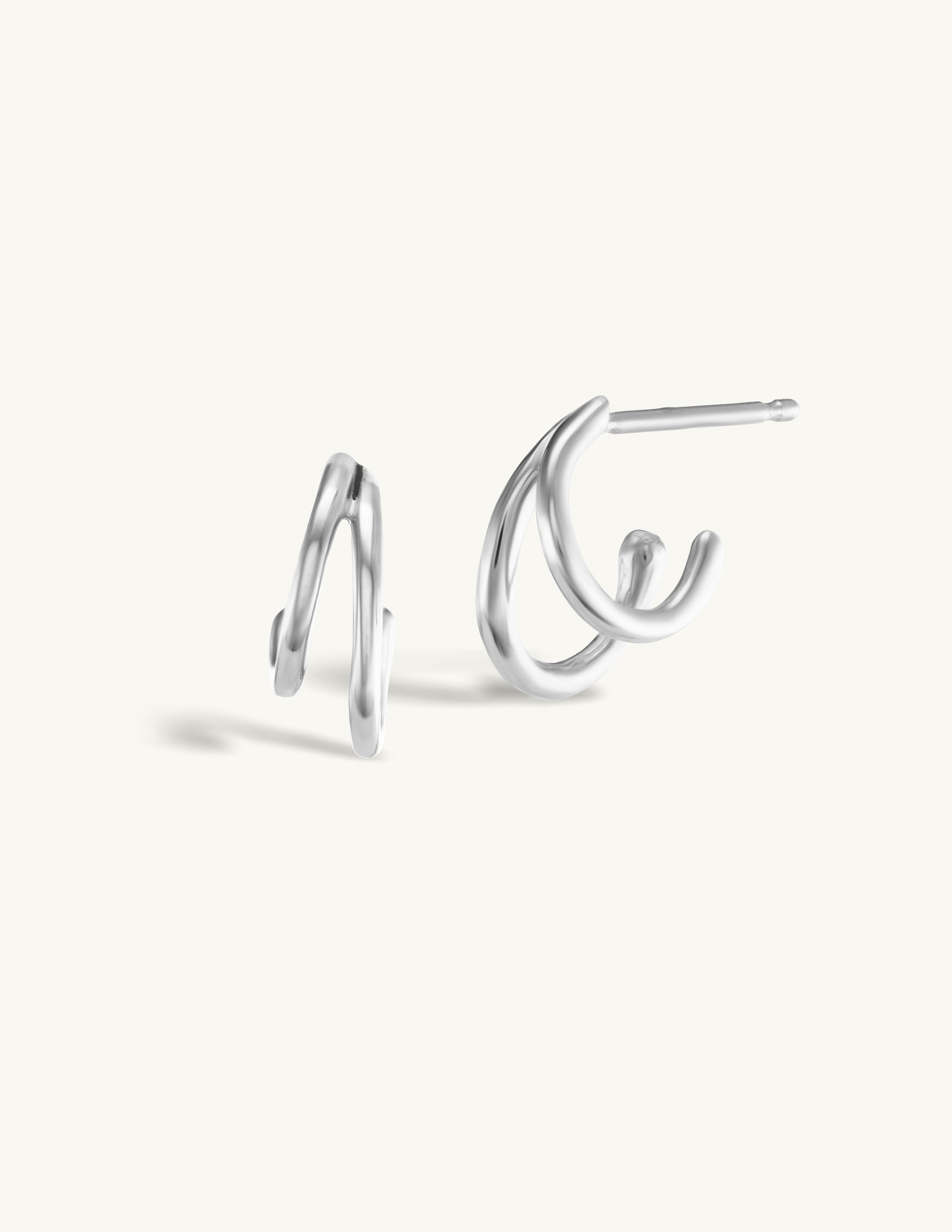 SRJ x KJH Gold Webbed Hoop