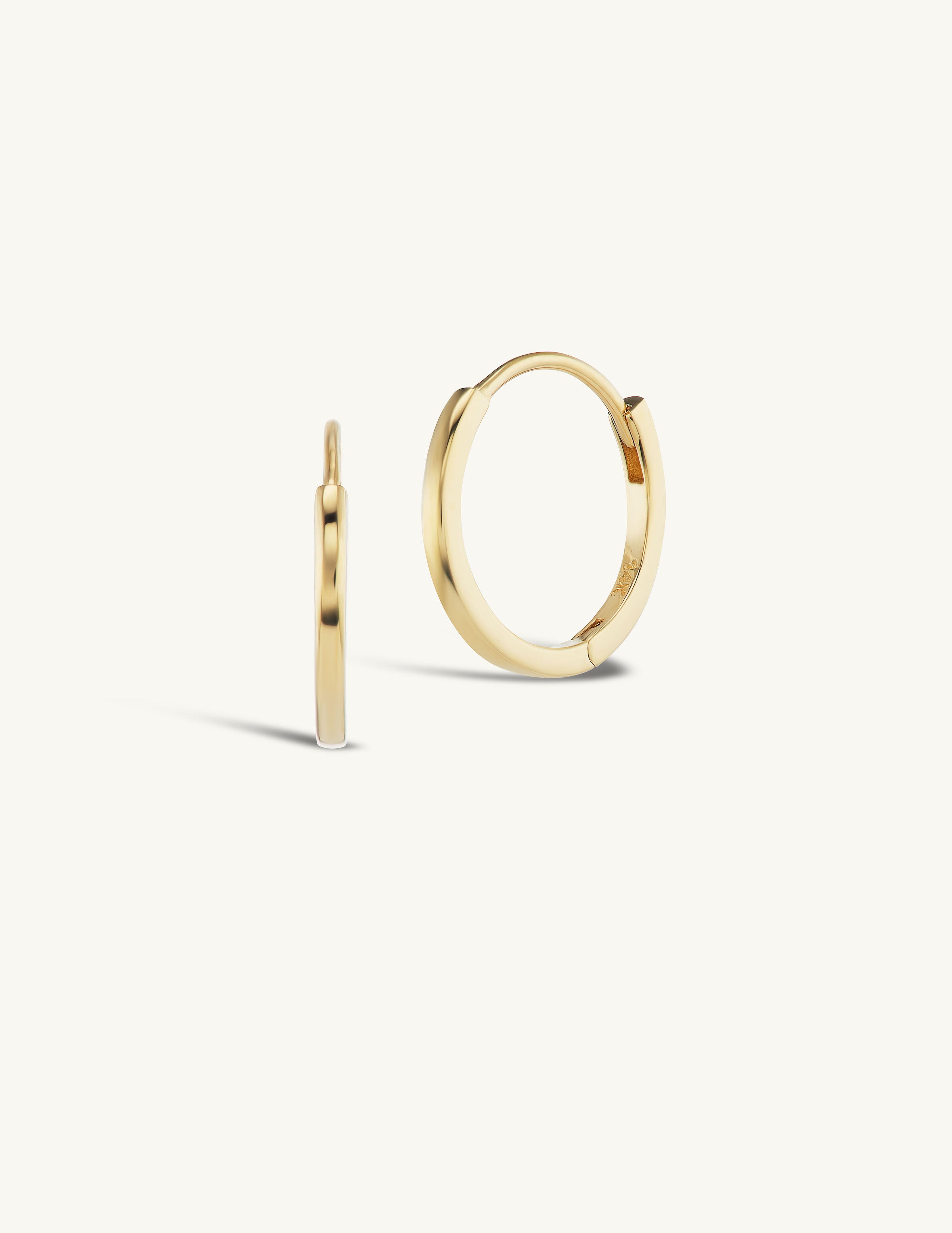 12mm Gold Huggies