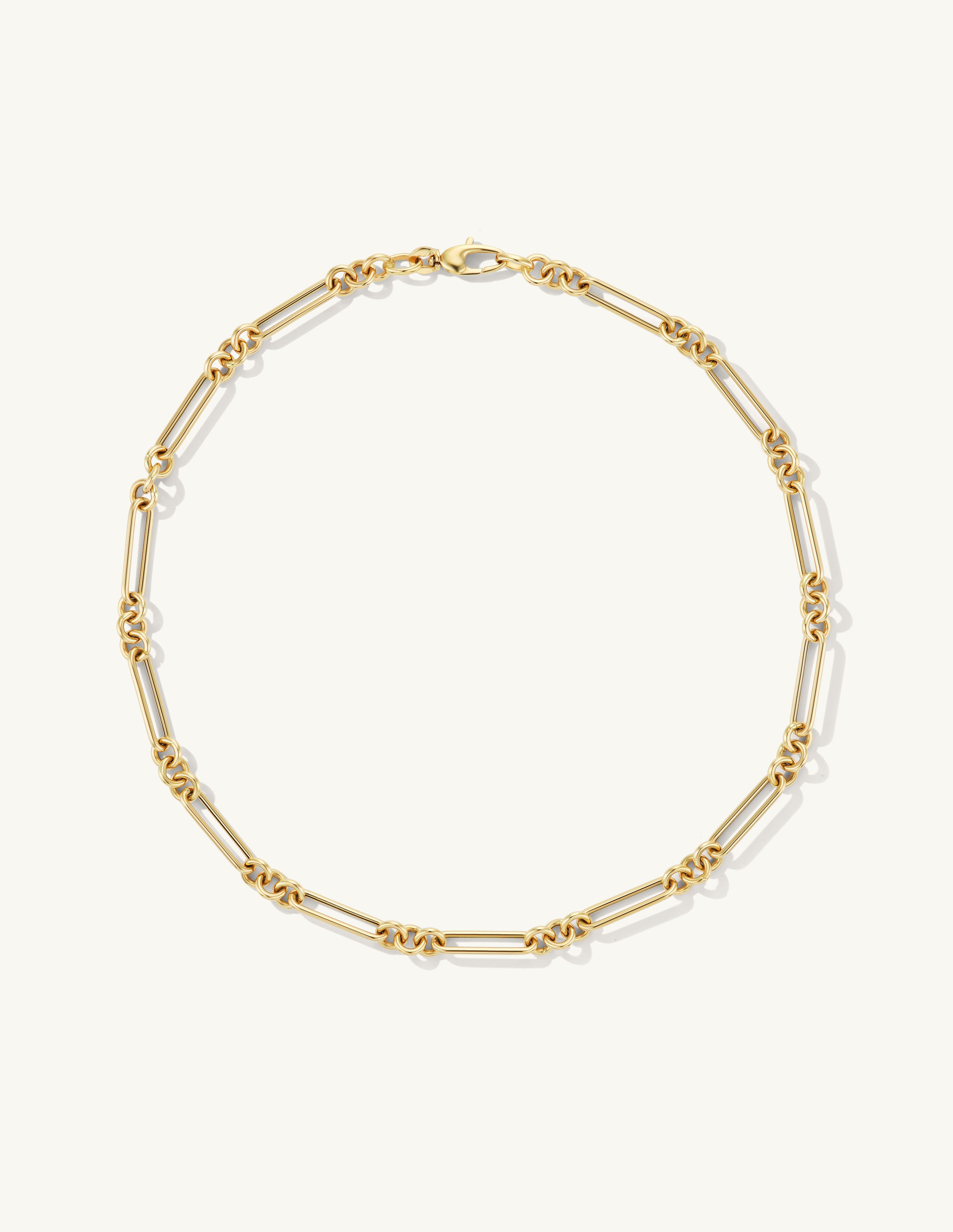 Mixed Link Chain Necklace
