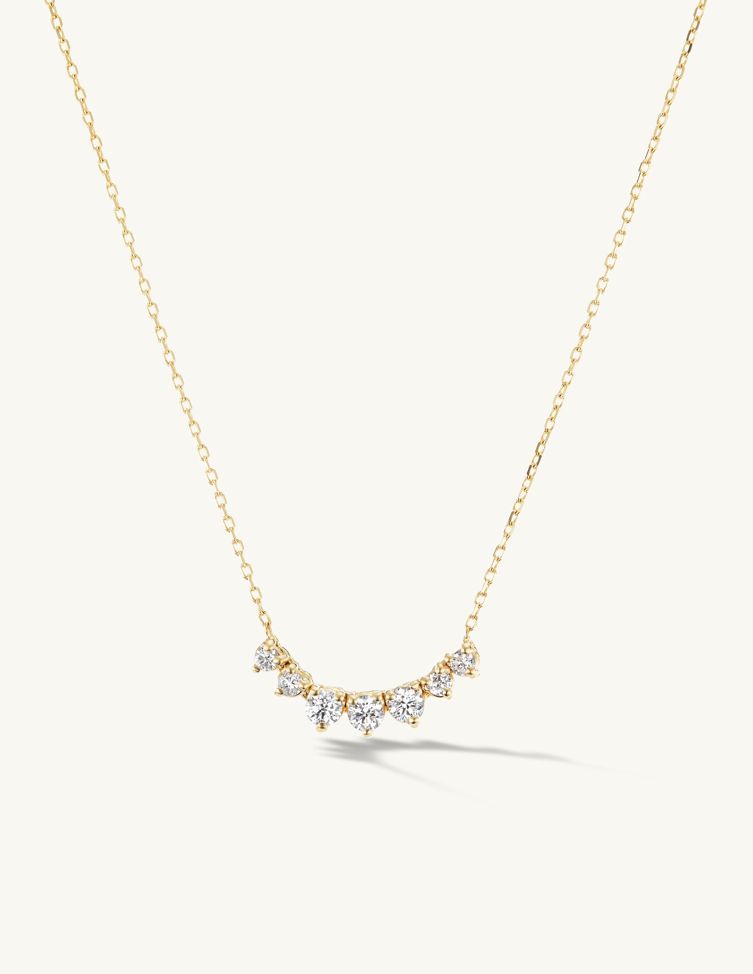 Petite Graduating Diamond Necklace