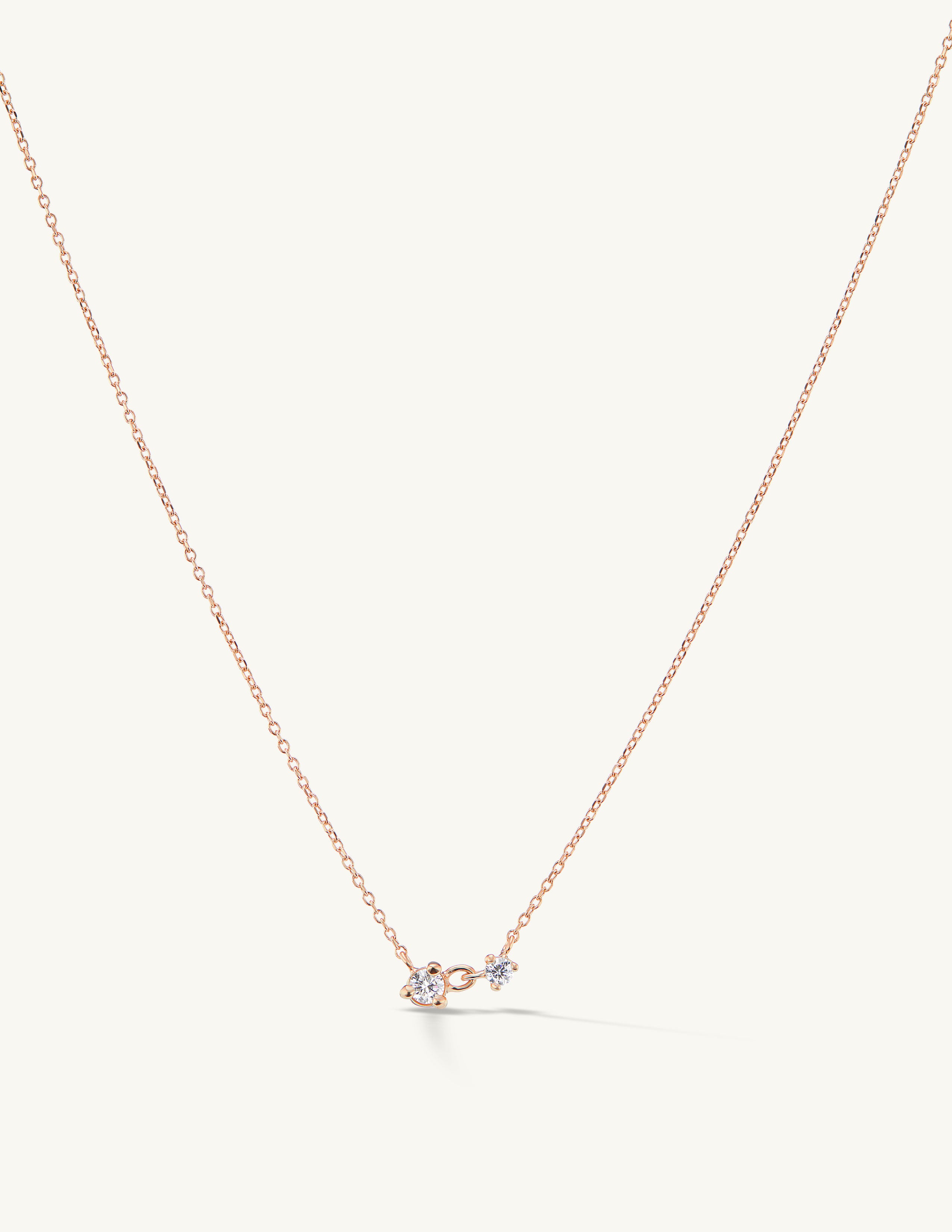 Diamond Twin Necklace