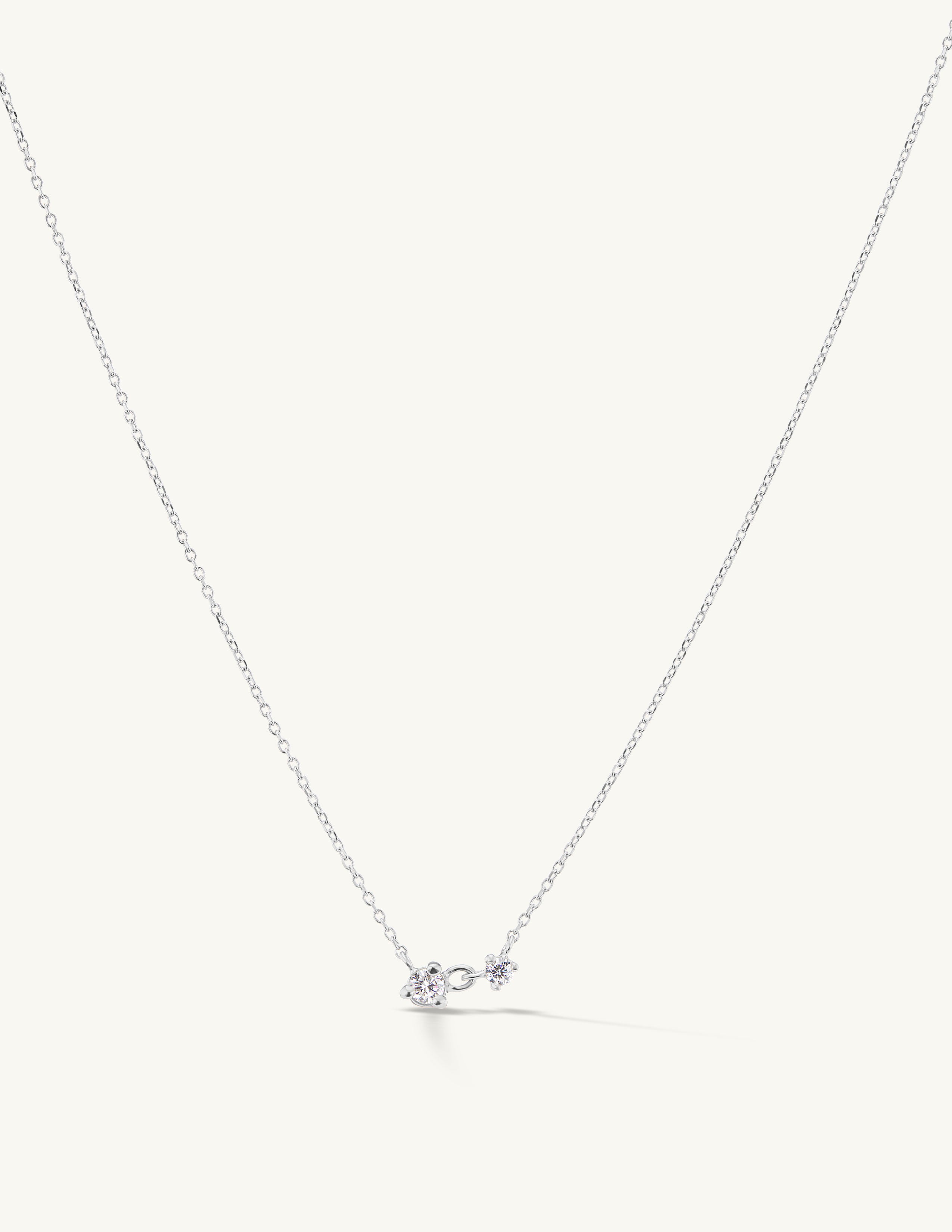 Diamond Twin Necklace