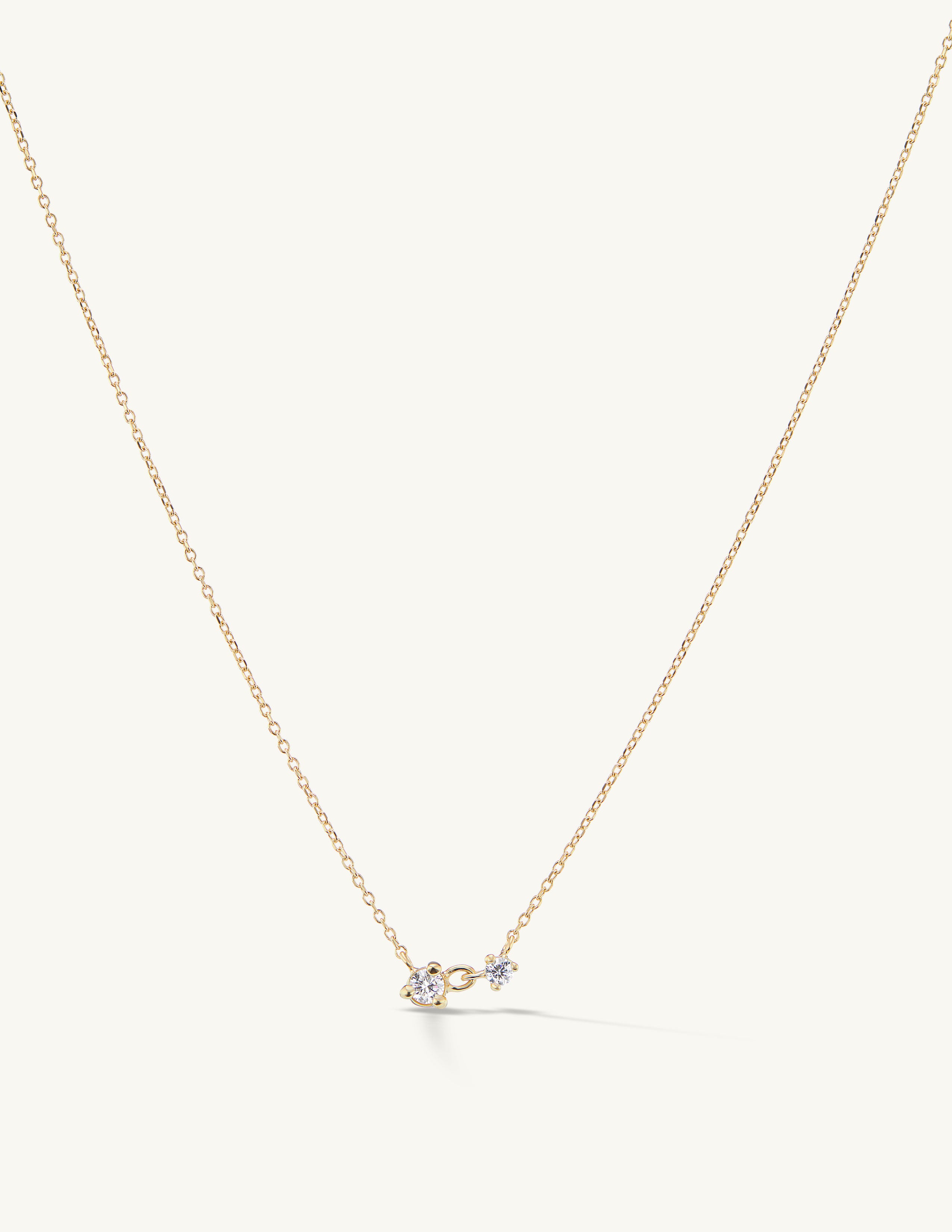 Diamond Twin Necklace