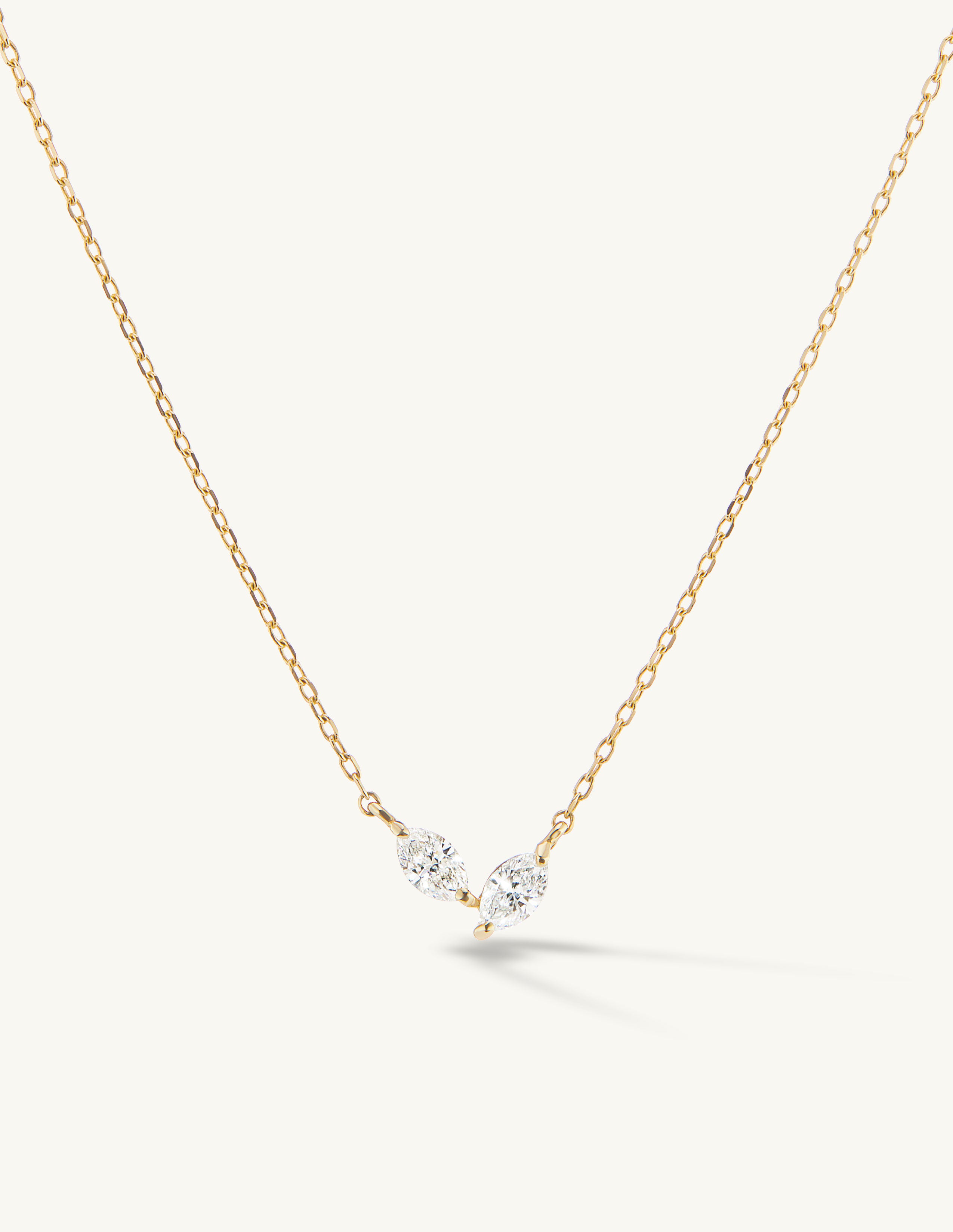Twin Marquise Pendant