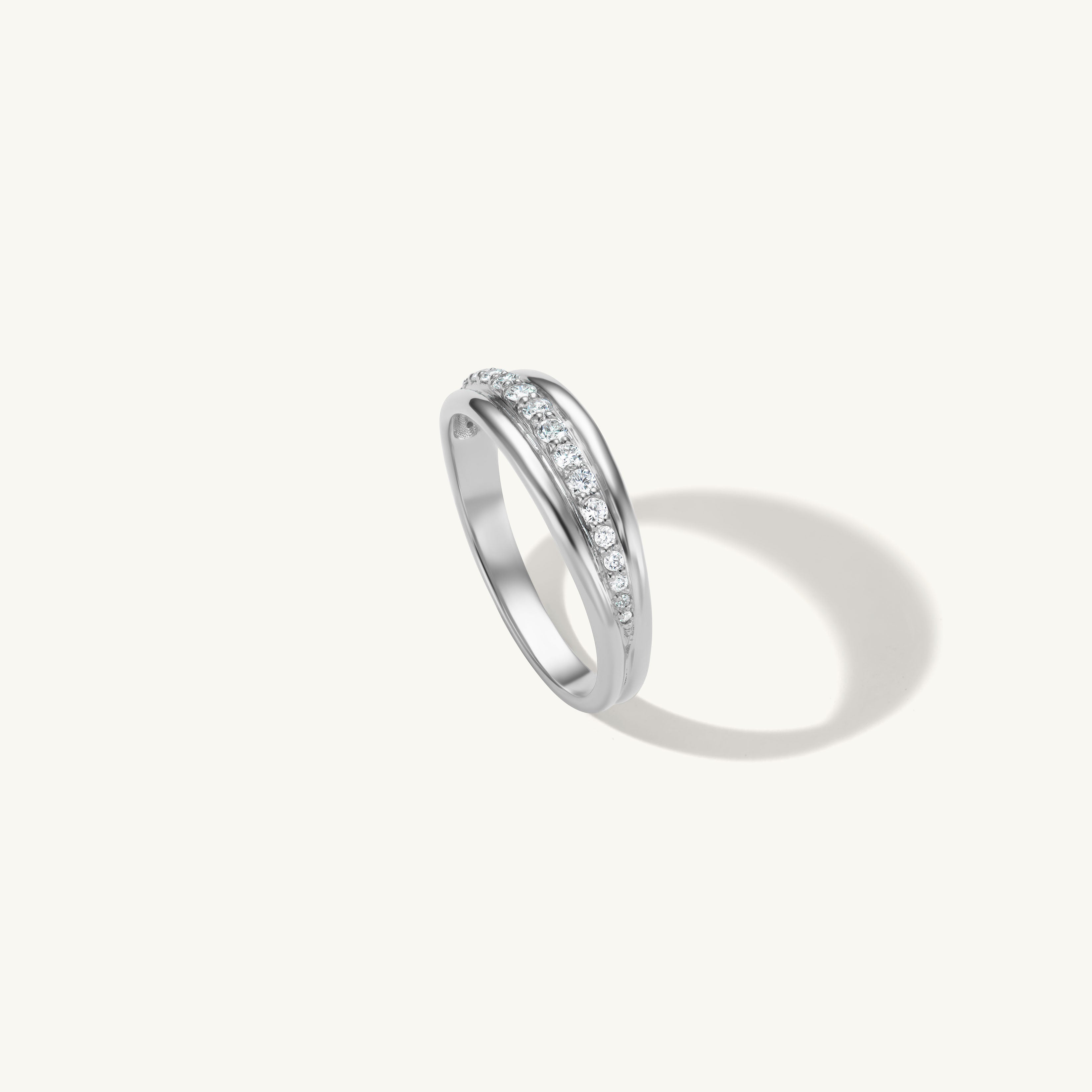 Pave Ripple Ring