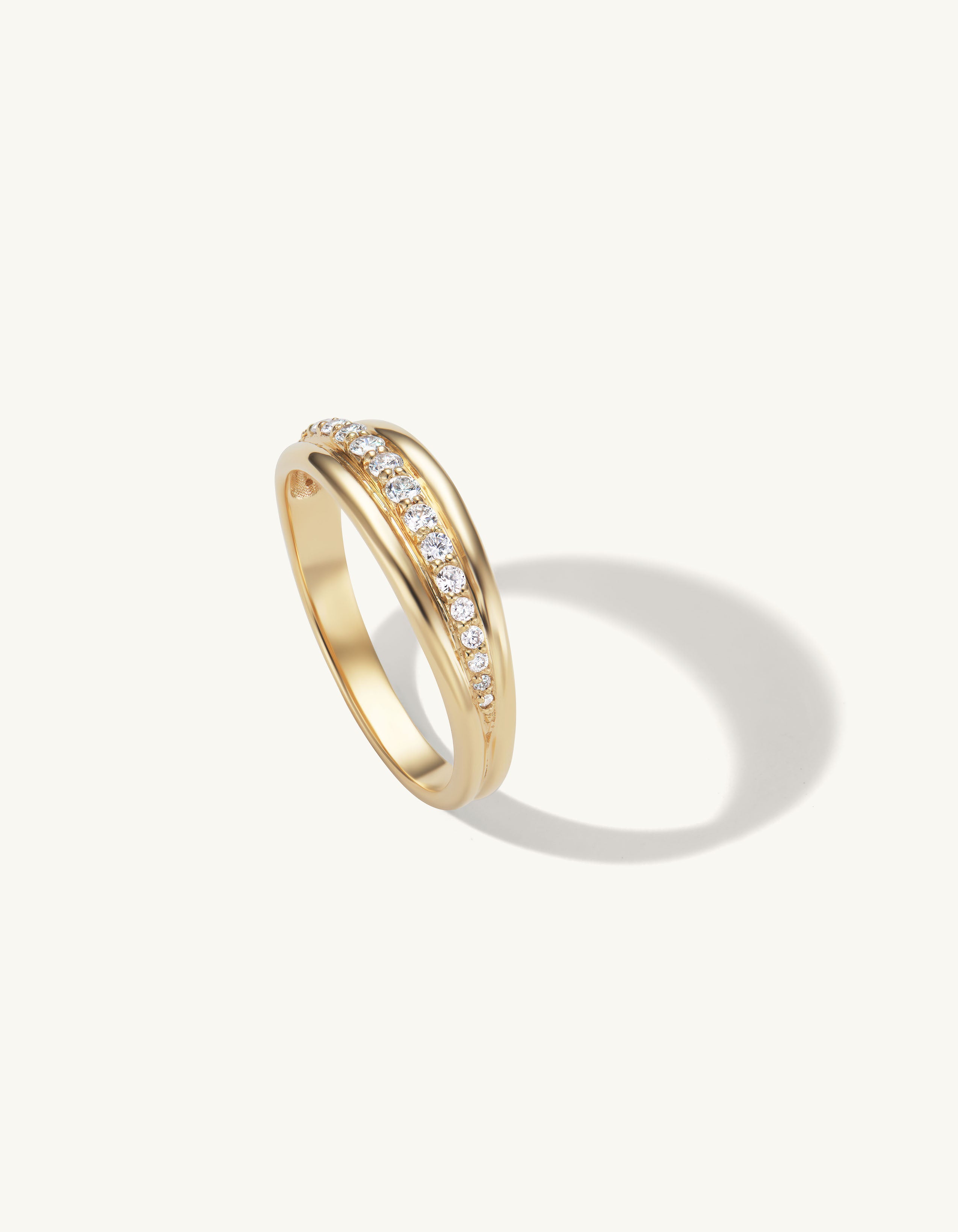 Pave Ripple Ring