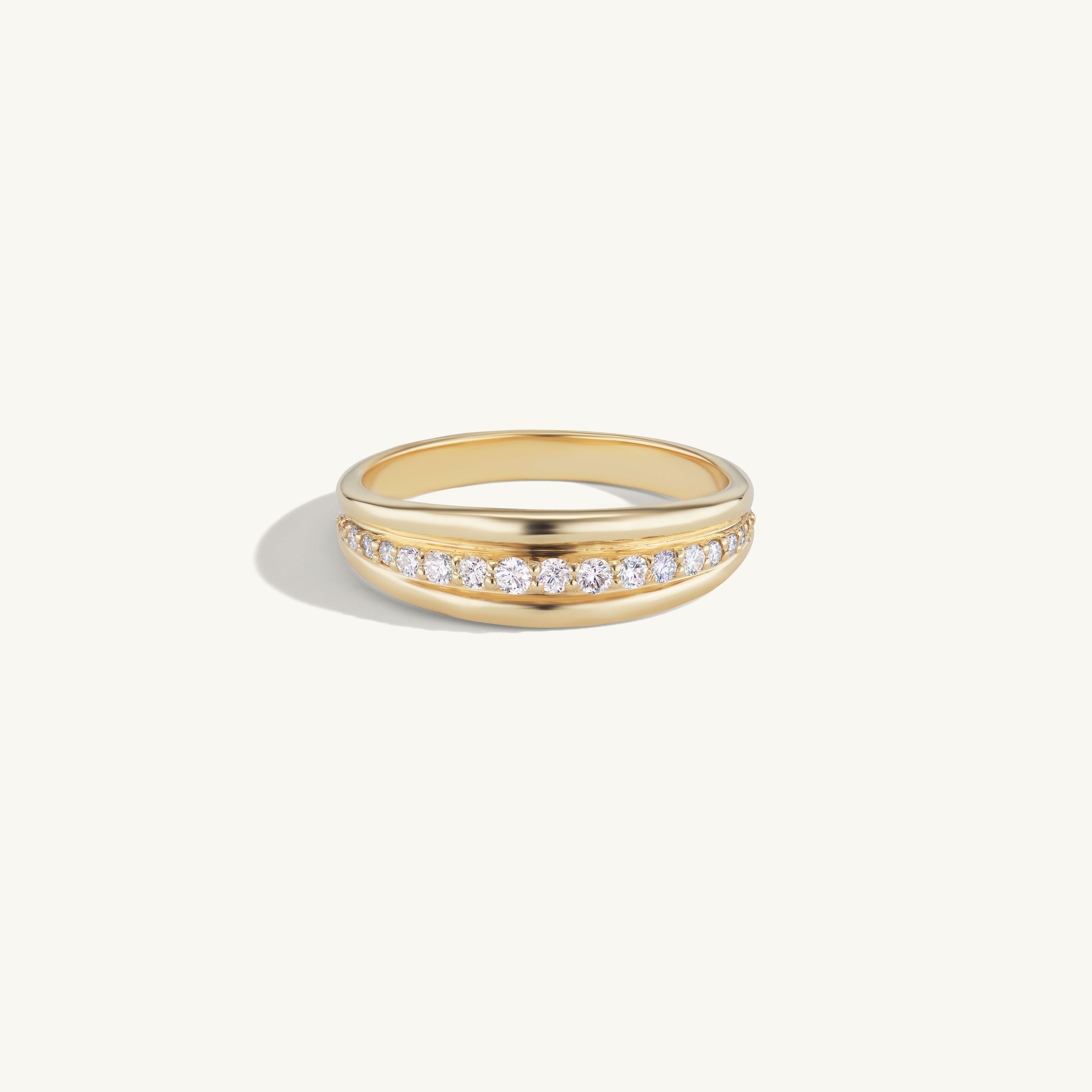 Pave Ripple Ring