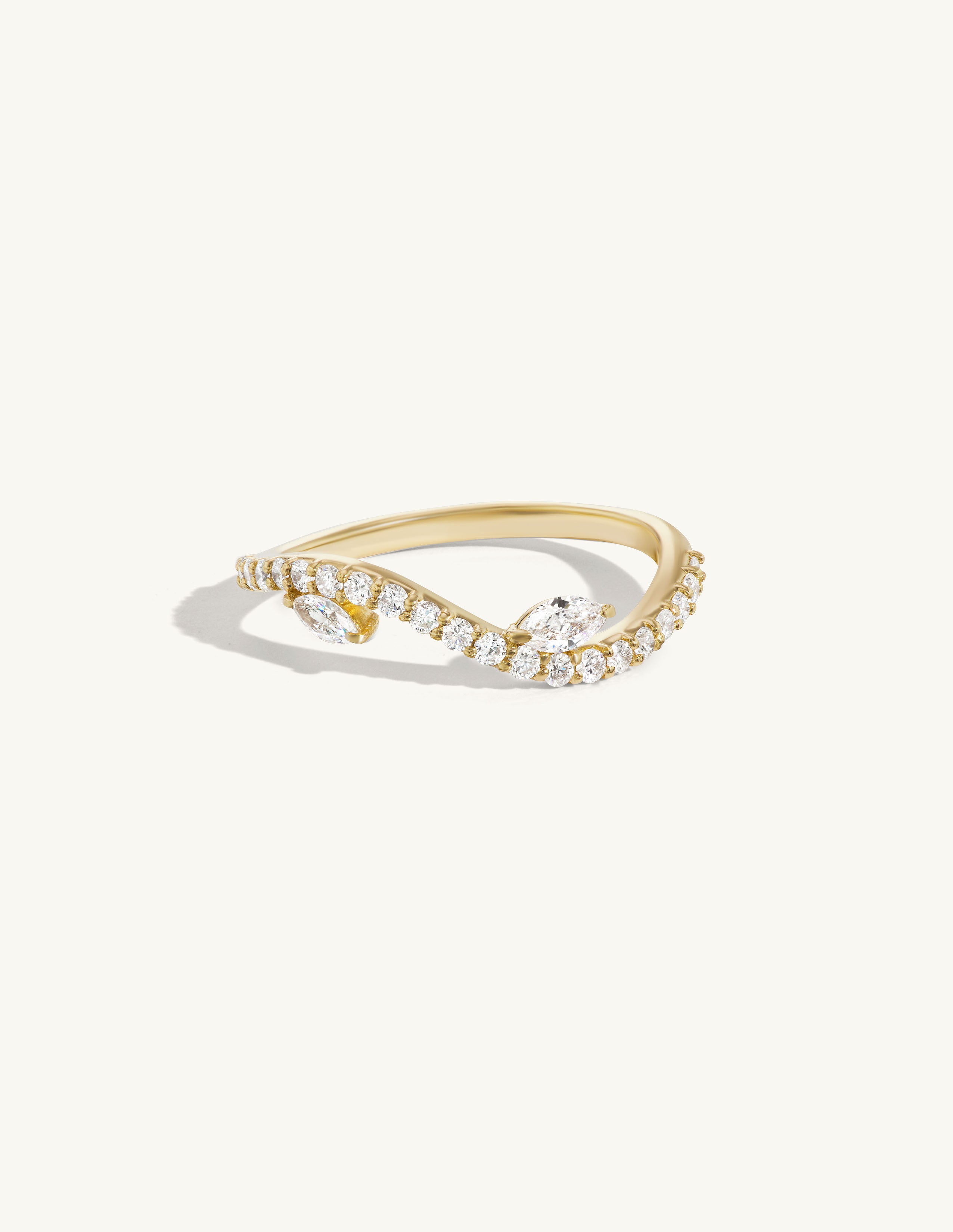 Pave Marquise Sway Band